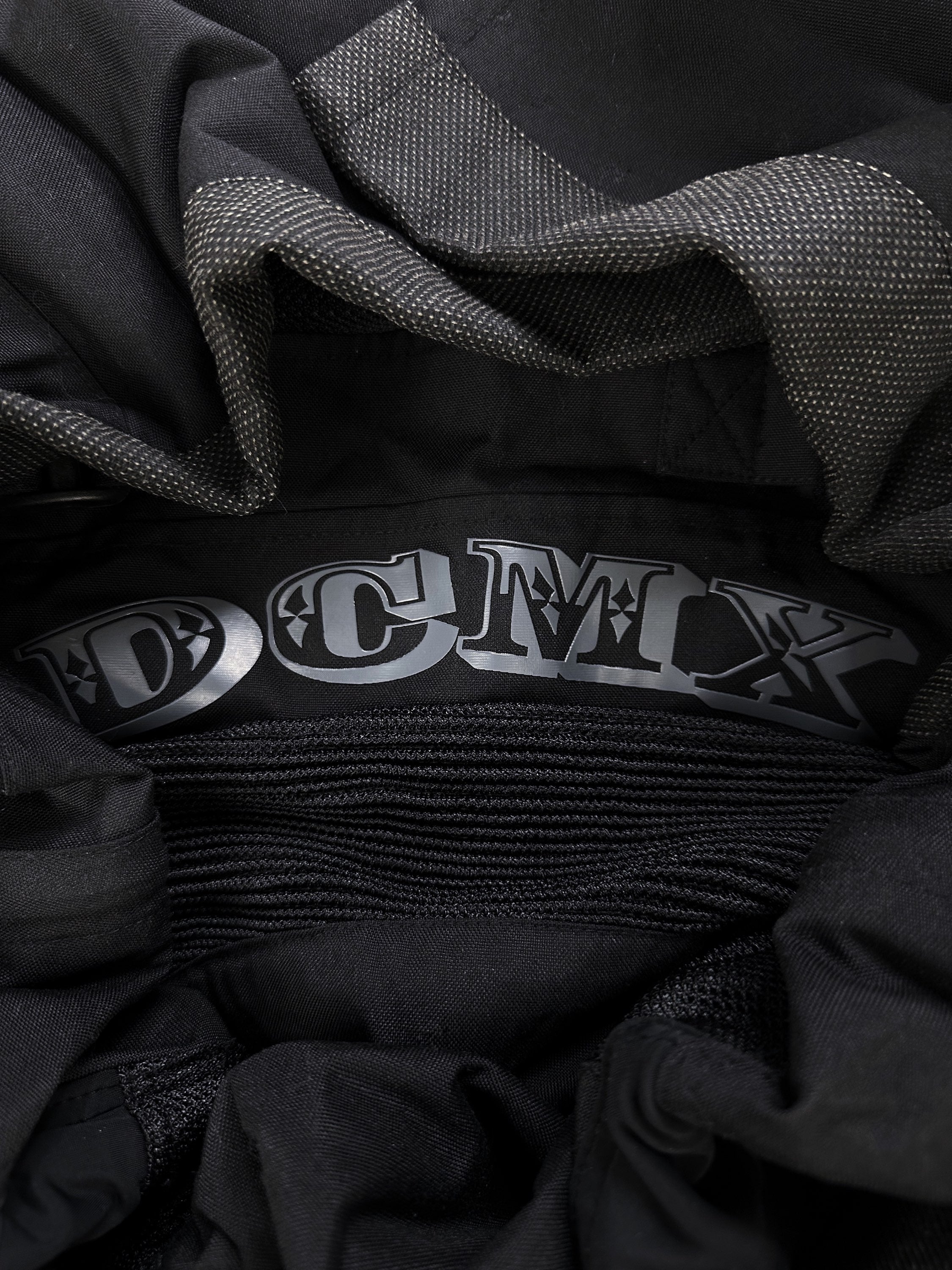 00s Kadoya ‘DCMX’ Black Heavy Weight Nylon Patched Riders Pants