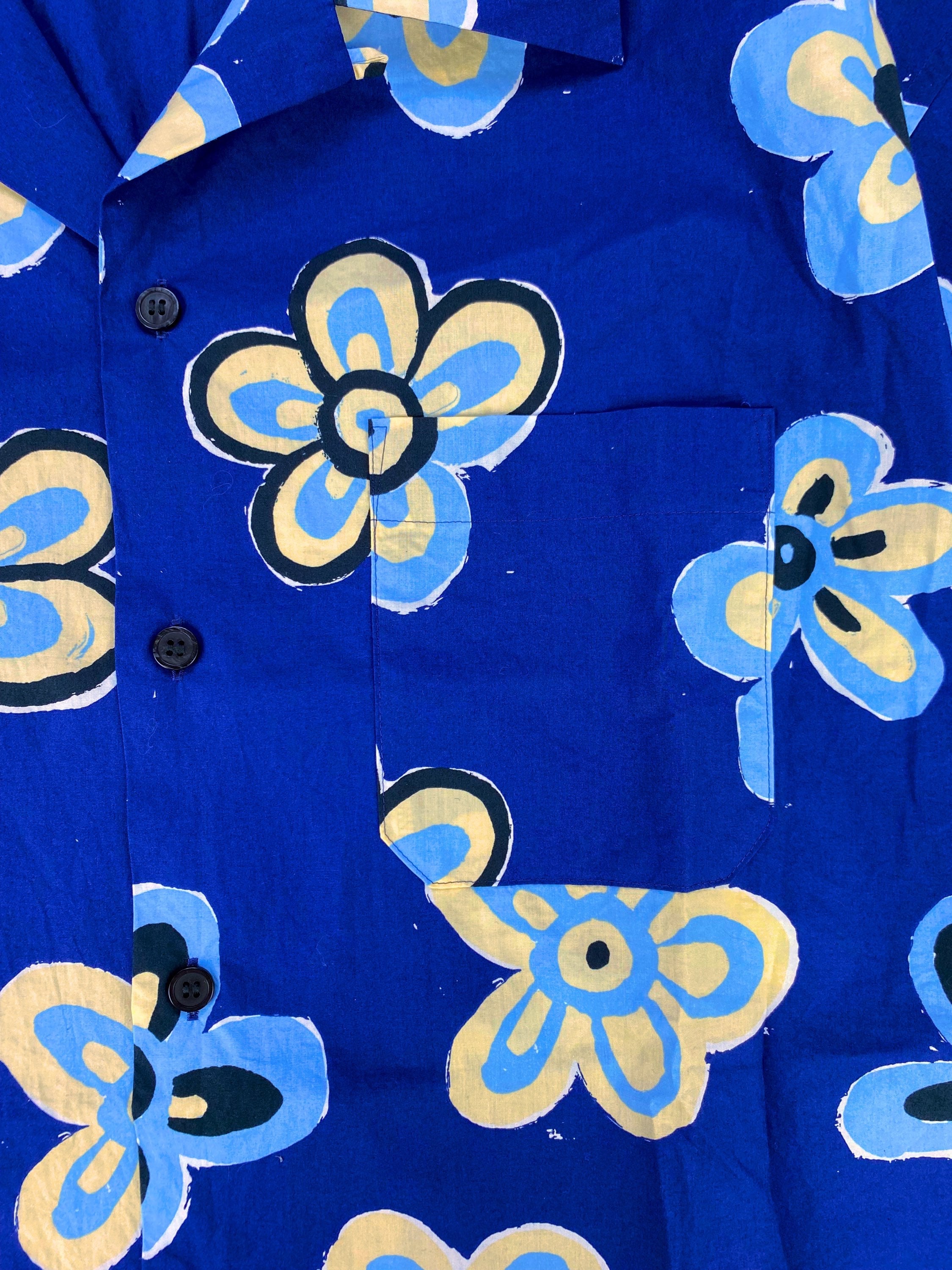 Marni x Uniqlo ‘Floral’ Full Print Shortsleeve Camp Collar