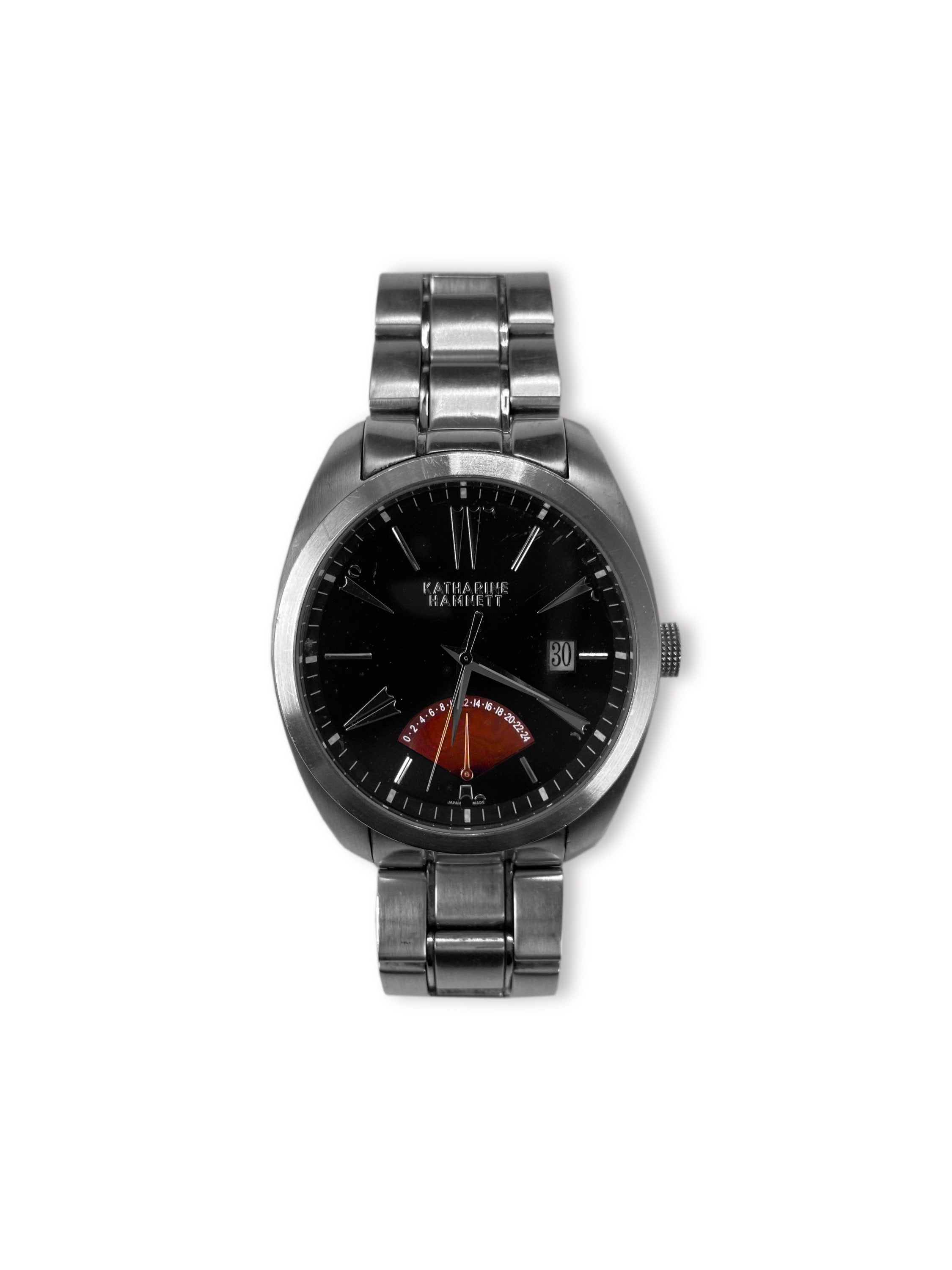 00s Katharine Hamnett Silver Automatic Watch