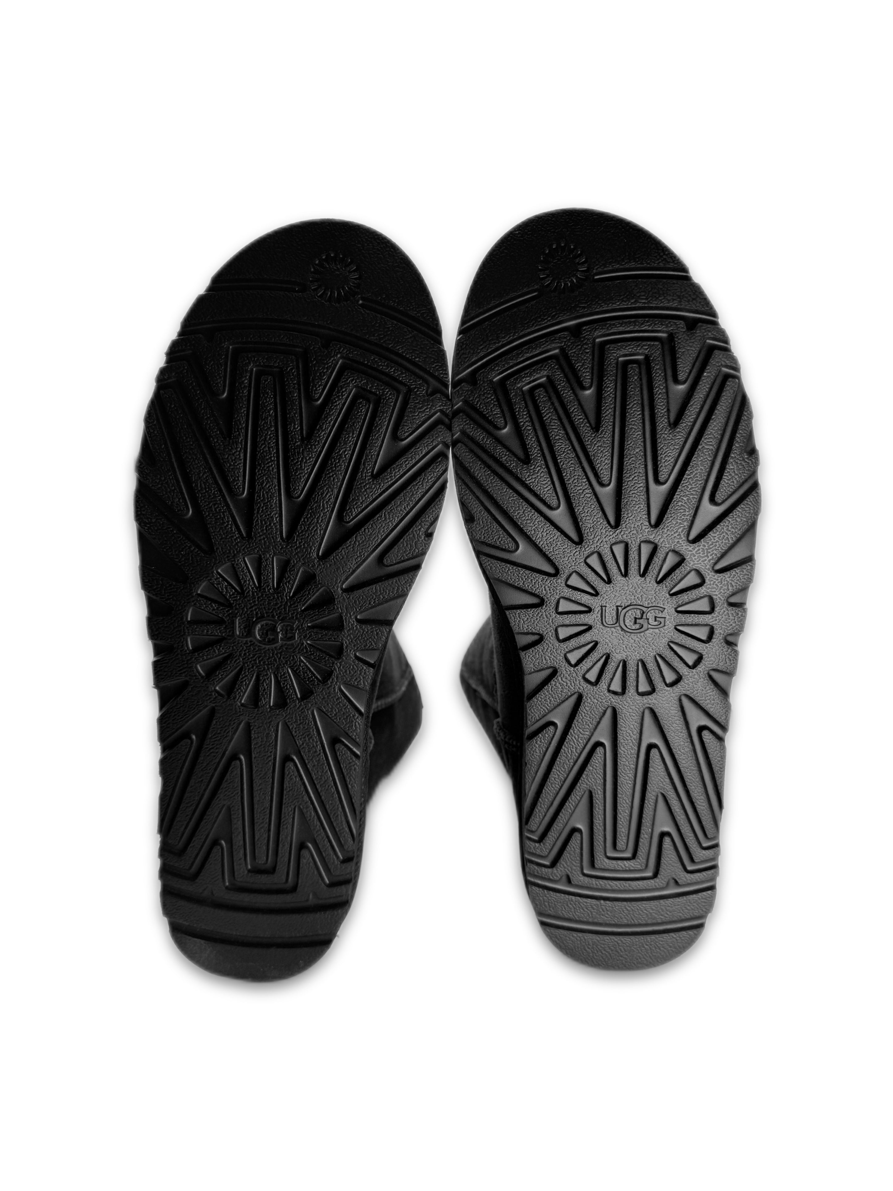 Chrome Hearts x Uggs Suede Fur Lined .925 Silver Cross Boots