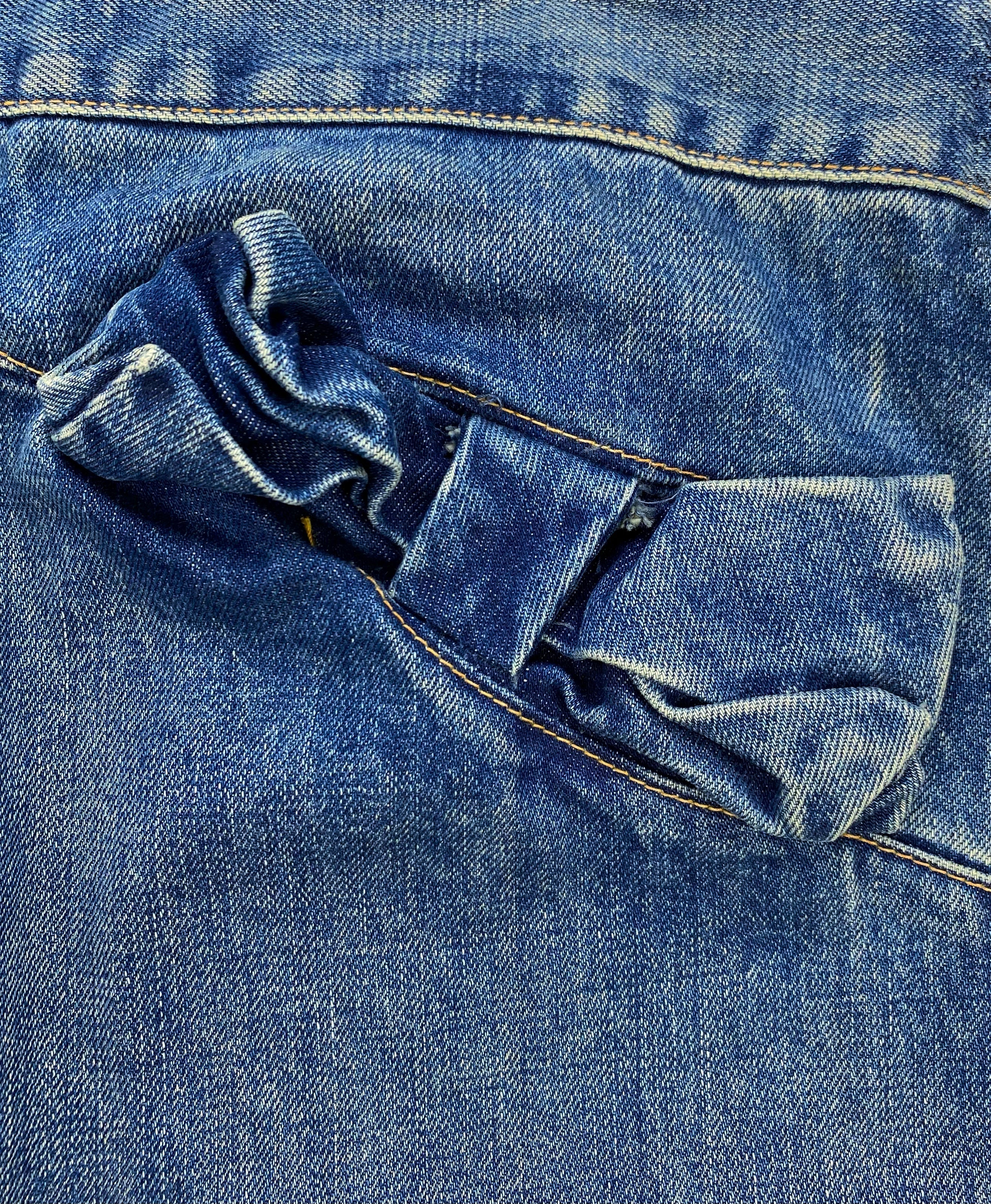SS03 Junya Watanabe Distressed Crash Denim
