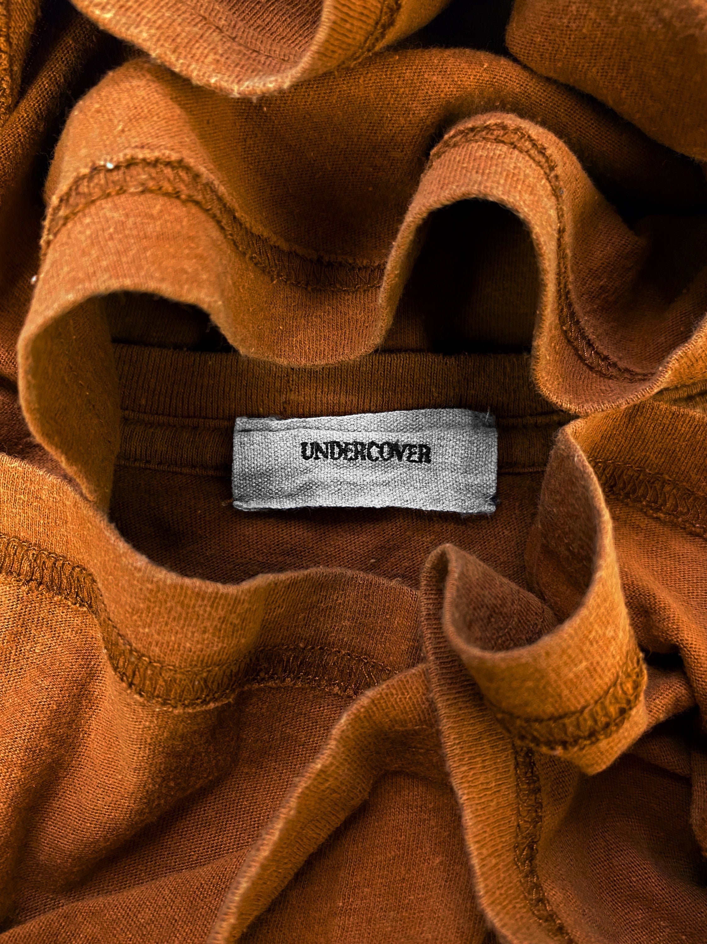 Undercover ‘Bruit’ Burnt Orange Collegiate Logo T-Shirt