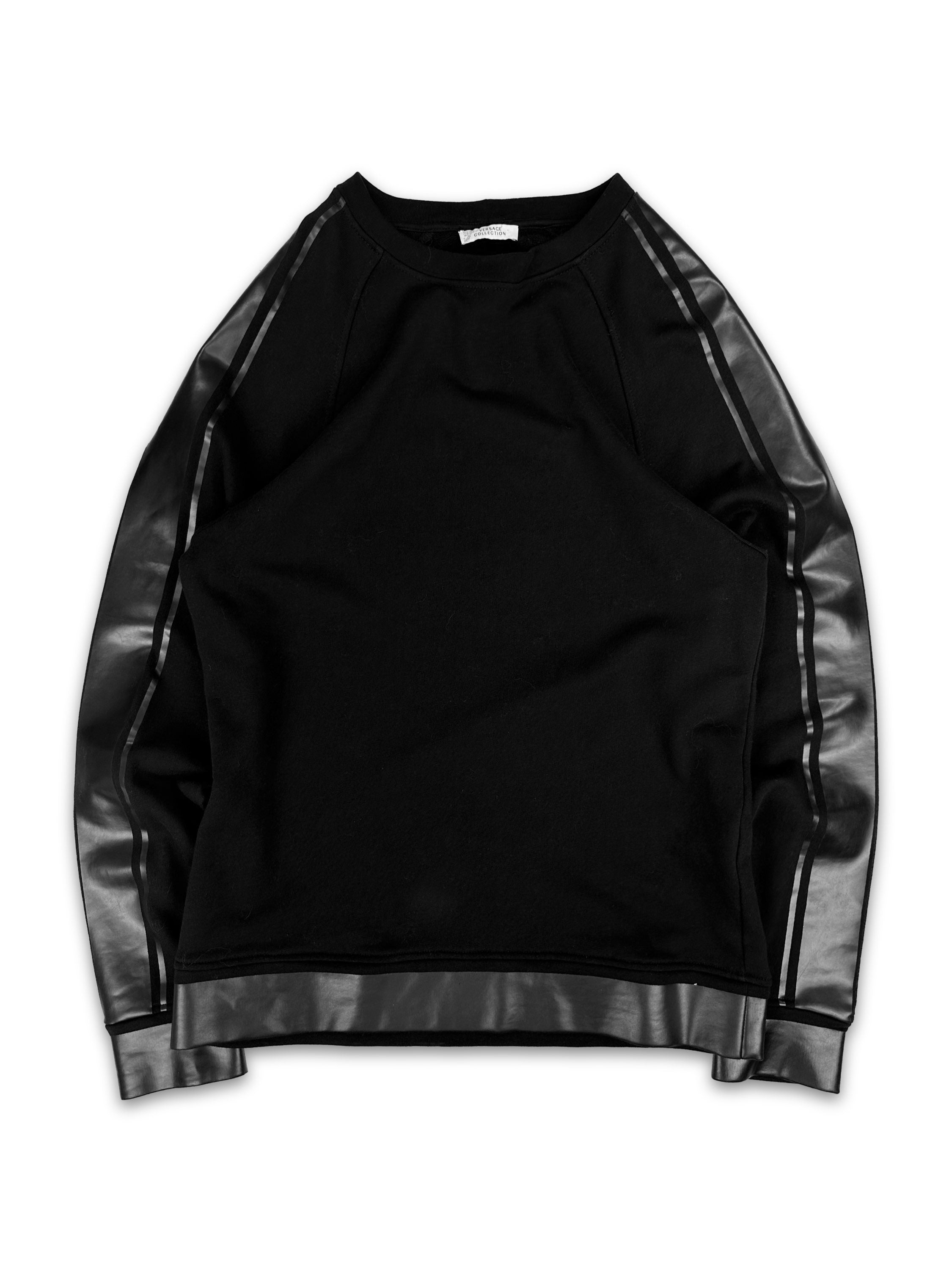 Versace Monogram Logo Black Heavy Weight Crewneck
