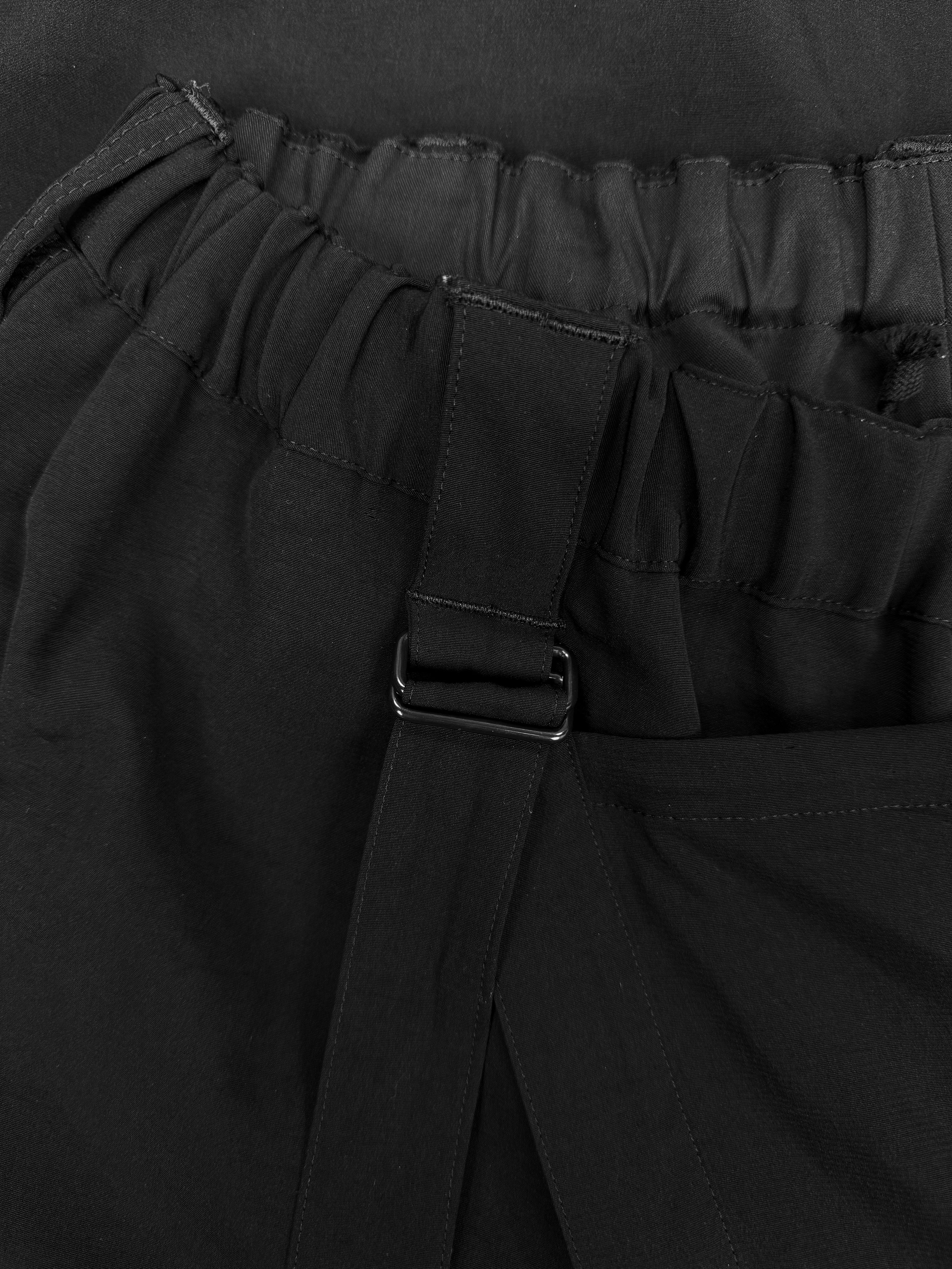 Yohji Yamamoto Pour Homme Skirted Black 3/4 Length Shorts