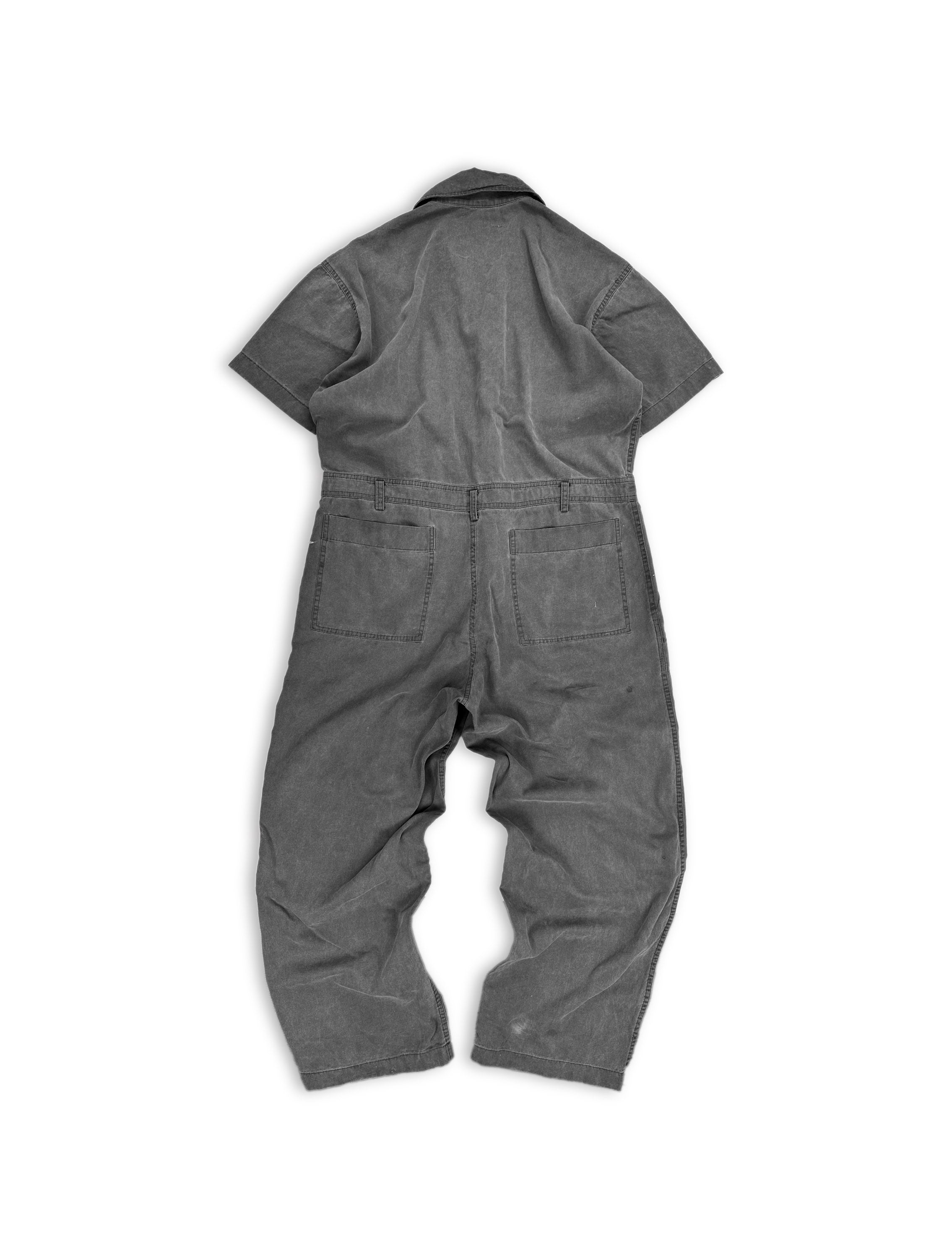 SS99 Undercover ‘GROUPIE’ Relief Stamped Slate Grey Jumpsuit