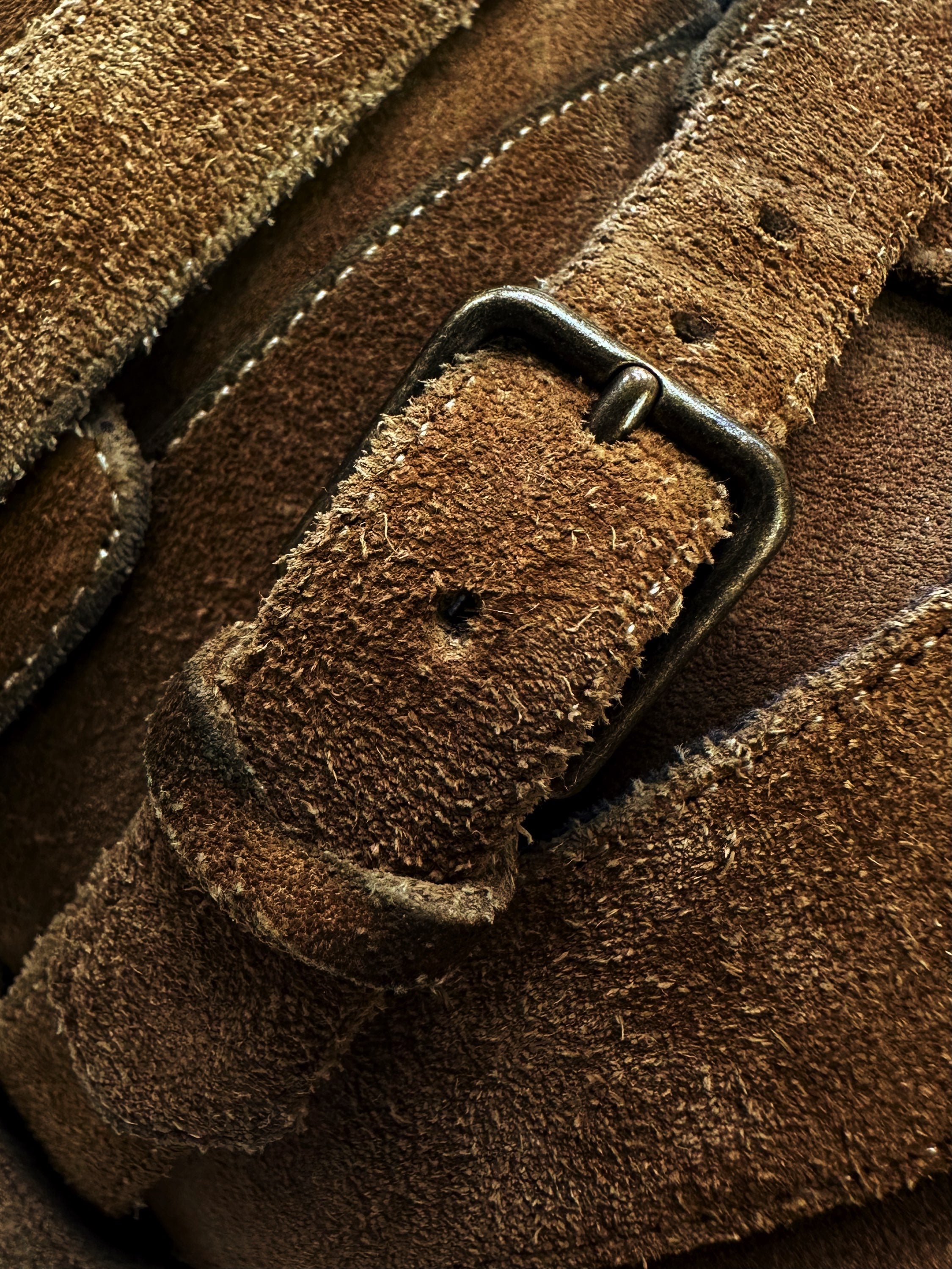 Saint Laurent Pairs London 20 ‘Jodhpur’ Suede Belted Boots