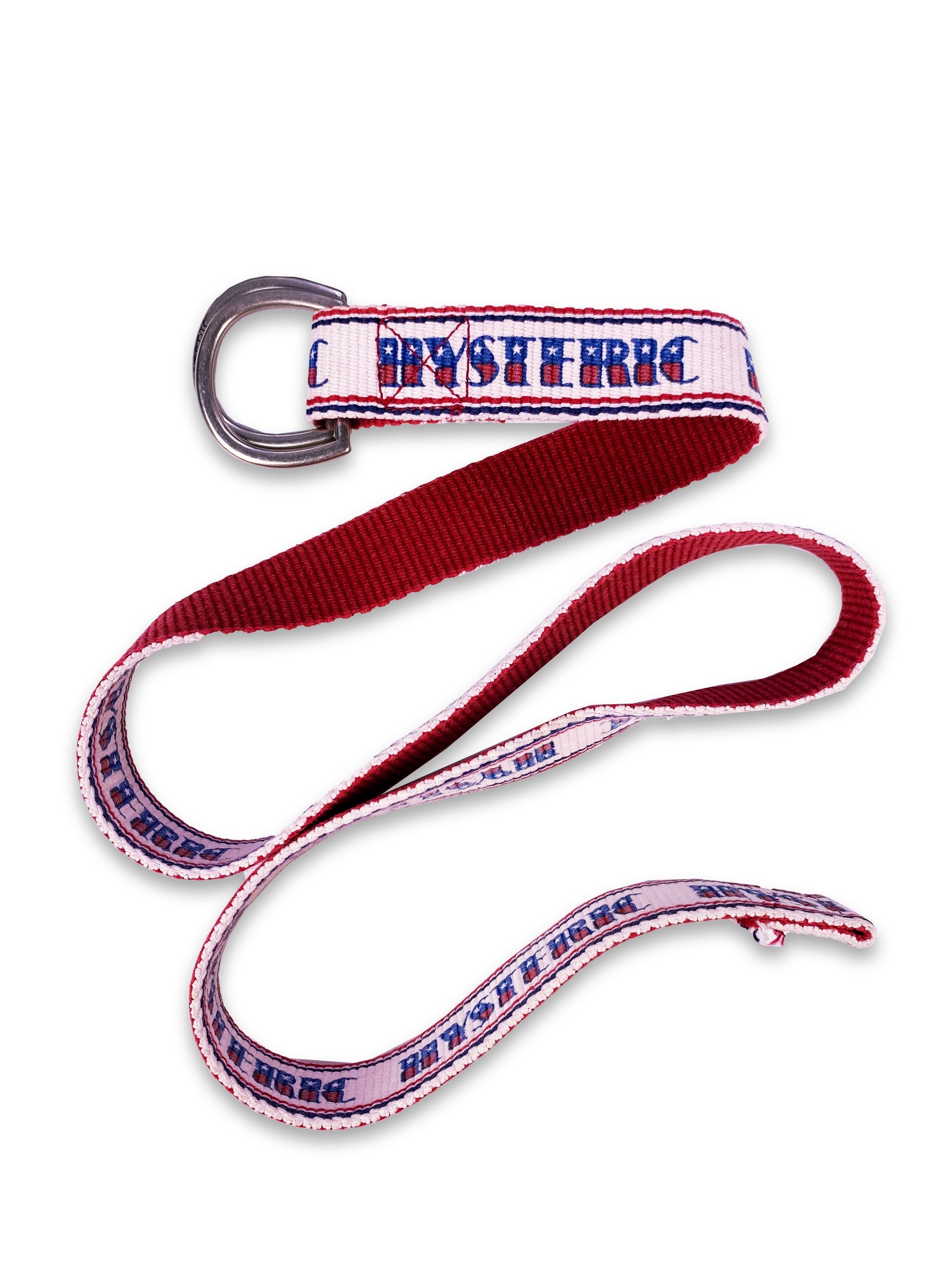 Hysteric Glamour Flag D-Ring Spell Out Logo Belt