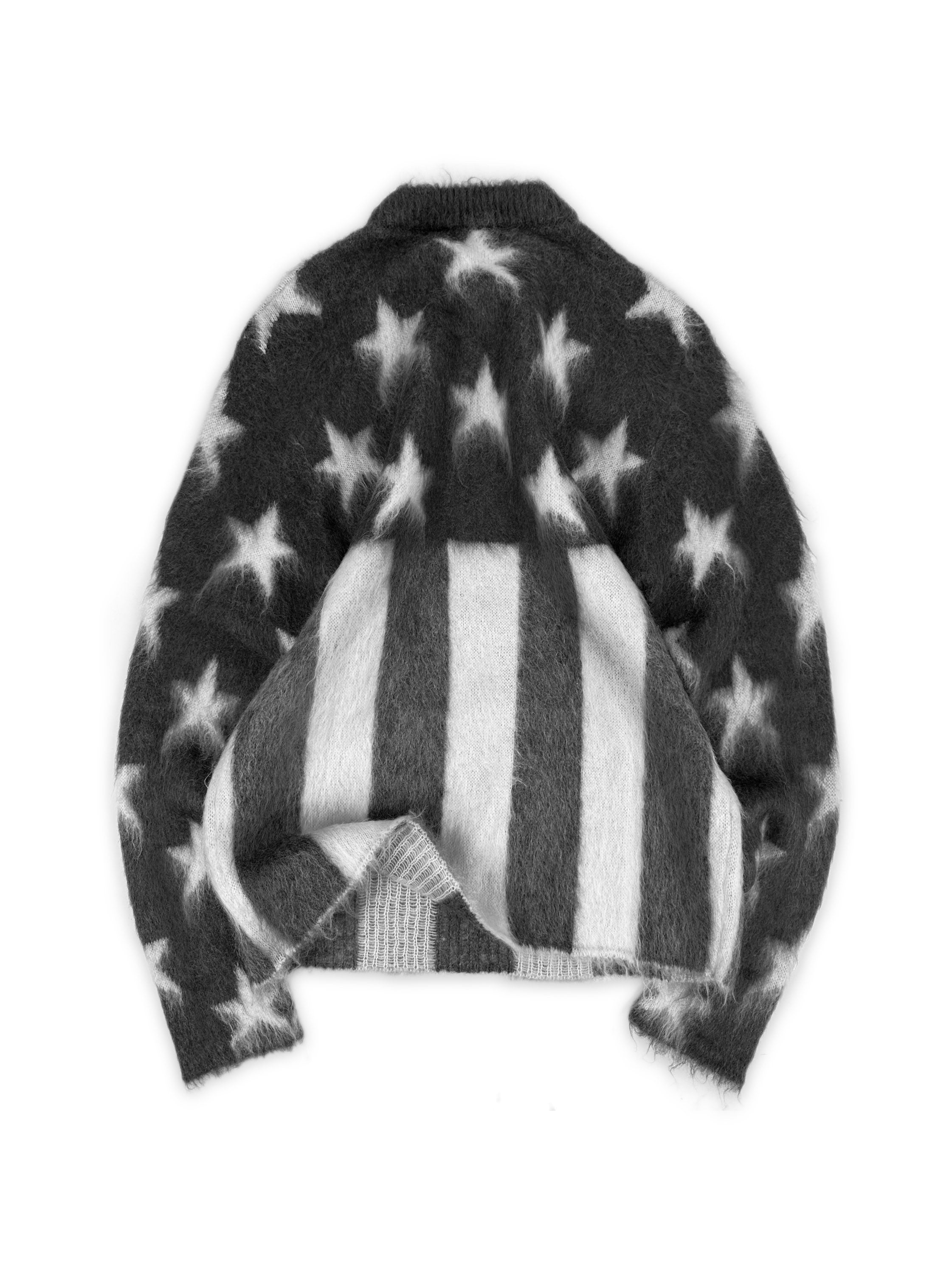 AW19 Louis Vuitton by Virgil Abloh Mohair ‘Flag’ Knitted Sweater