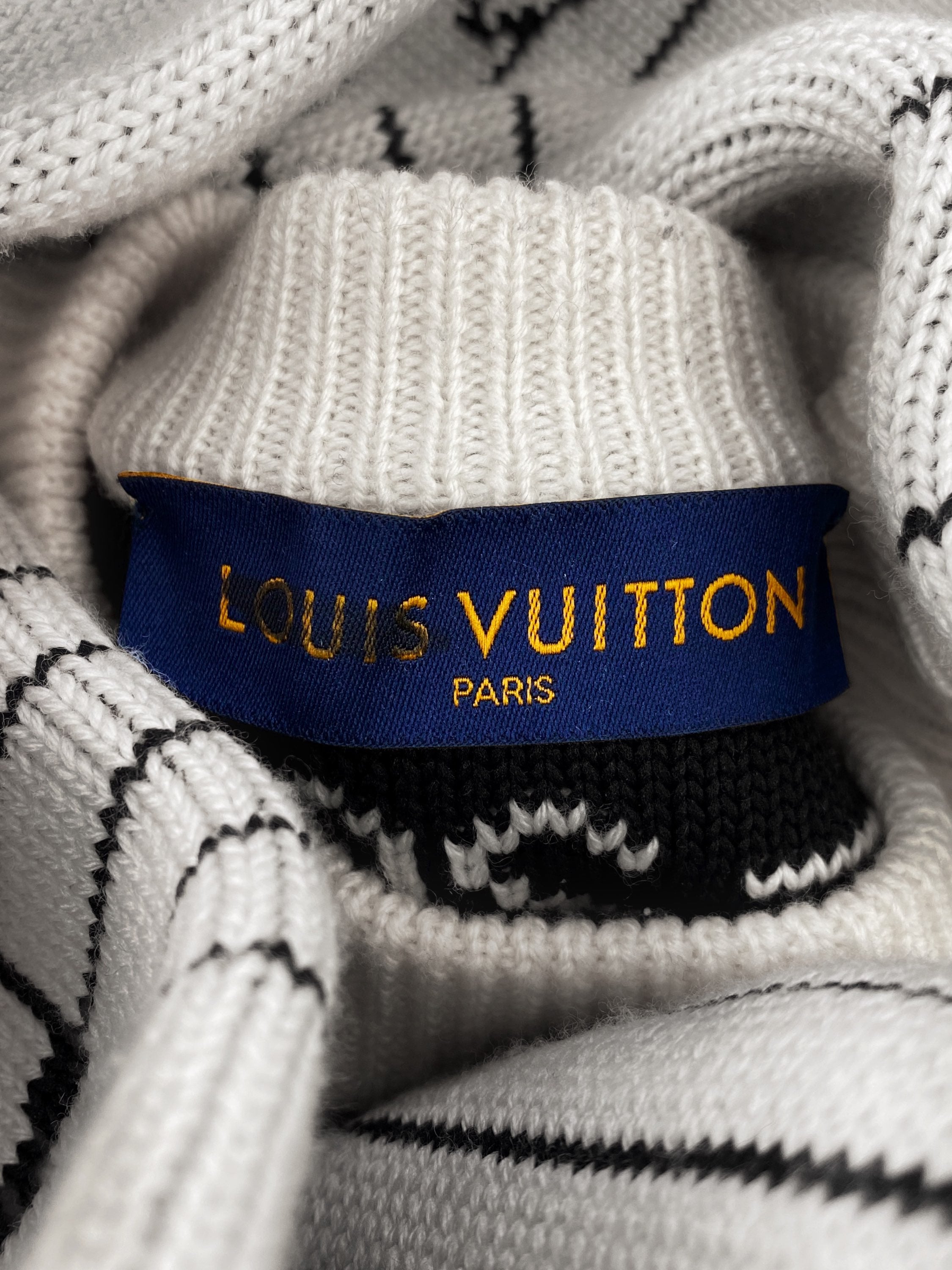 FW19 Louis Vuitton ‘Sound Design’ Partition Intarsia Music Sweater