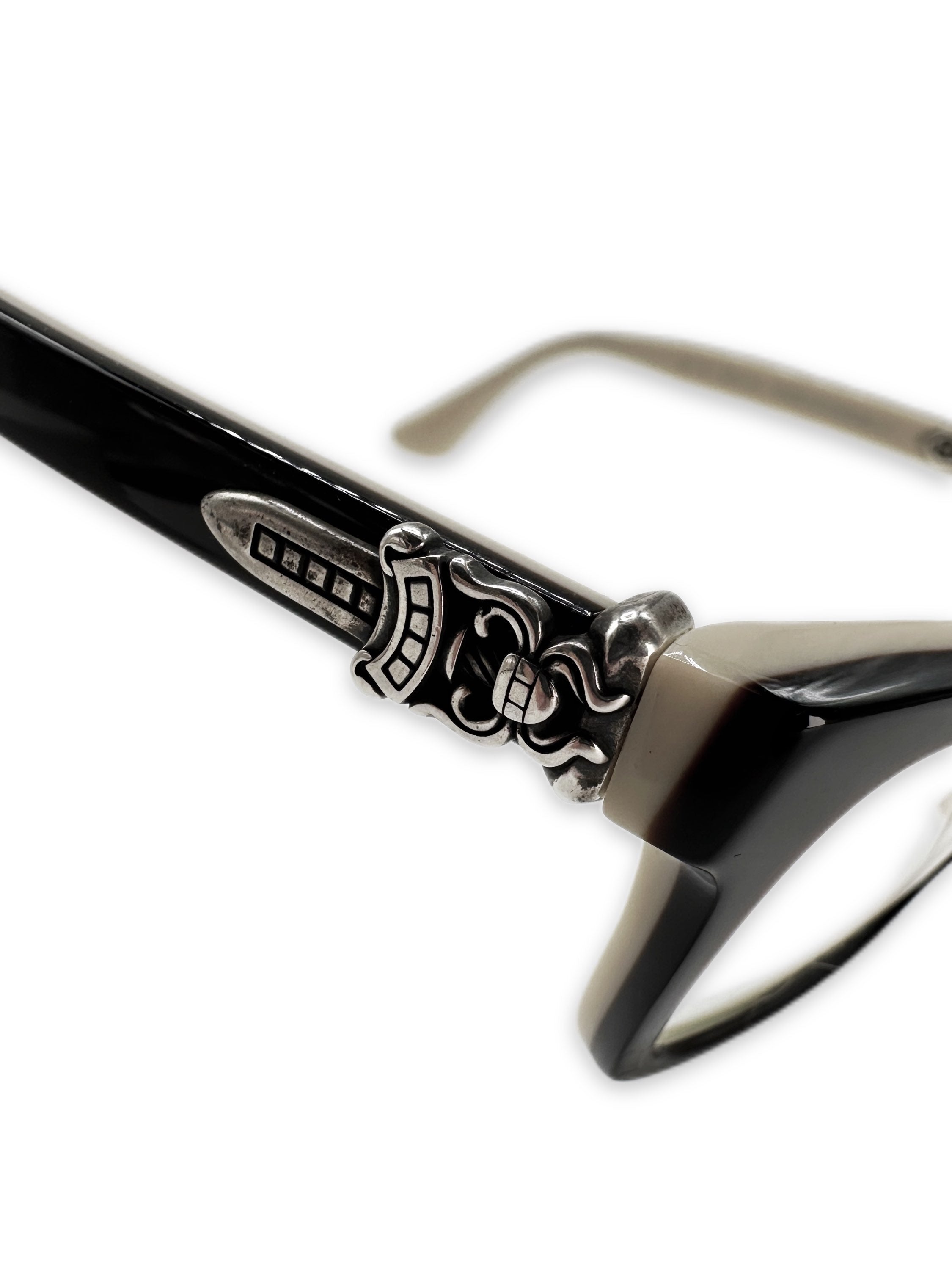Chrome Hearts ‘Rumpleforeskin’ Dagger .925 Silver Rectangle Glasse