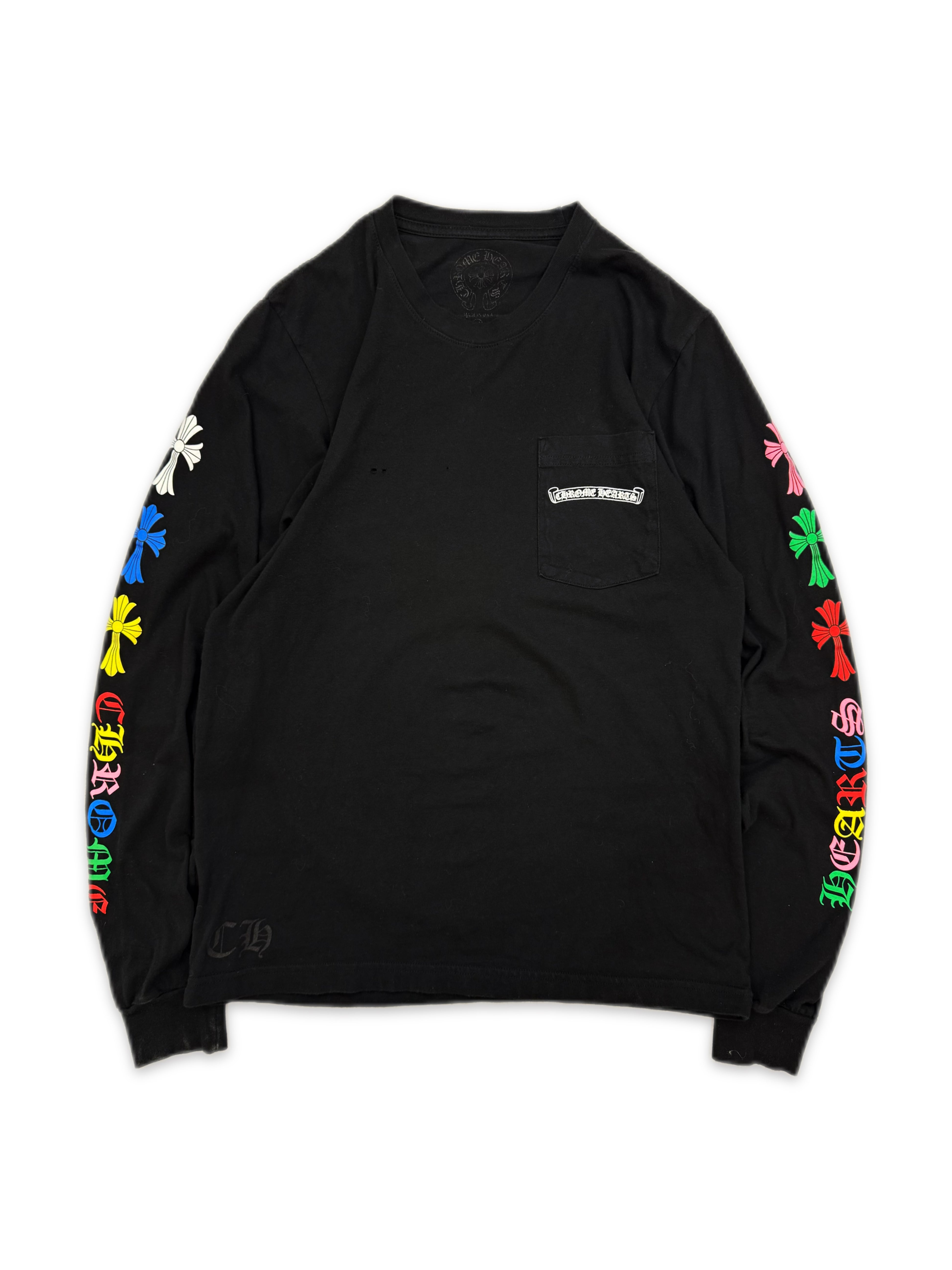 Chrome Hearts Rainbow Cemetery Long Sleeve Shirt