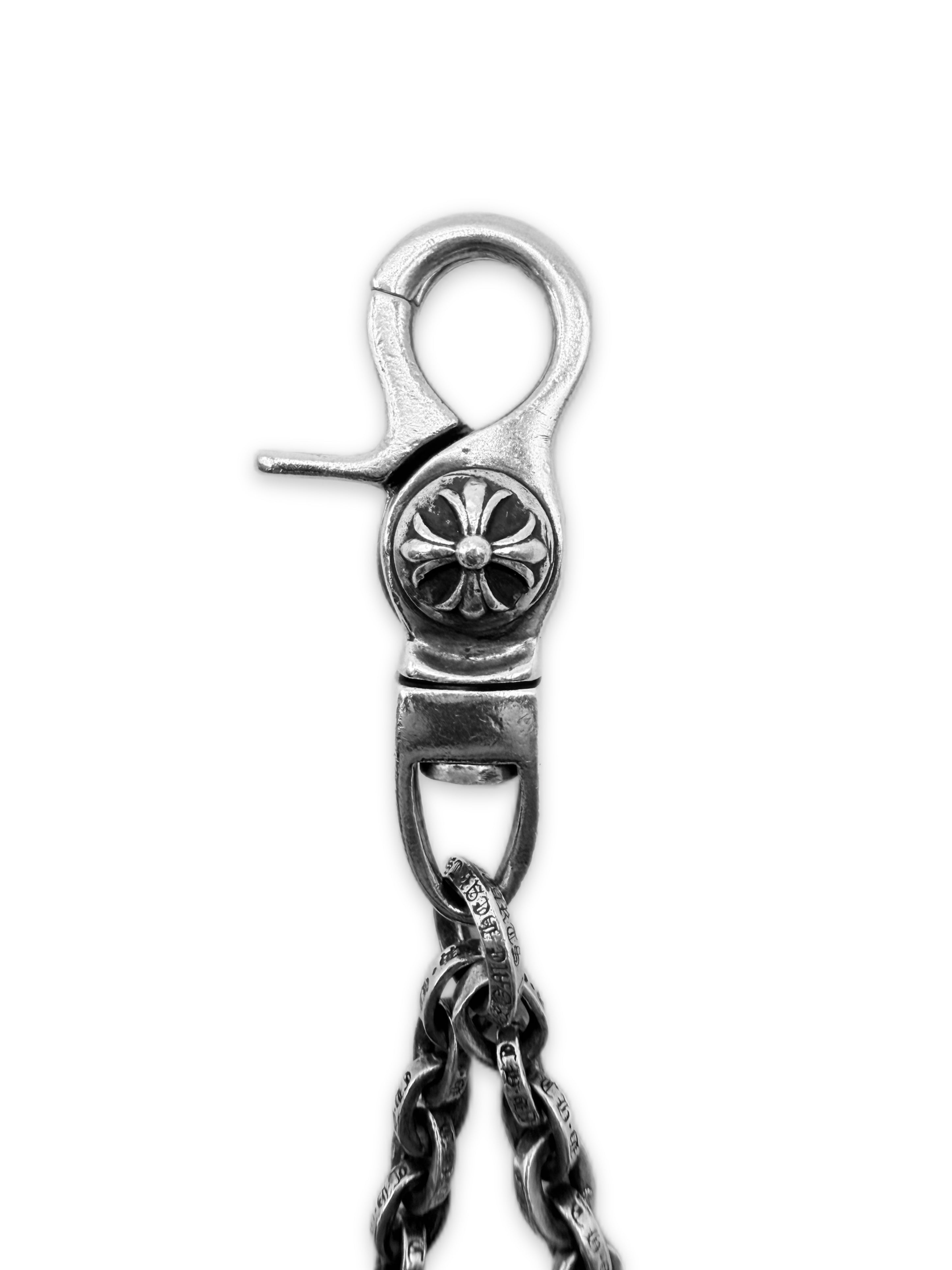 Chrome Hearts Dice Lobster Clasp Paperchain Keychain