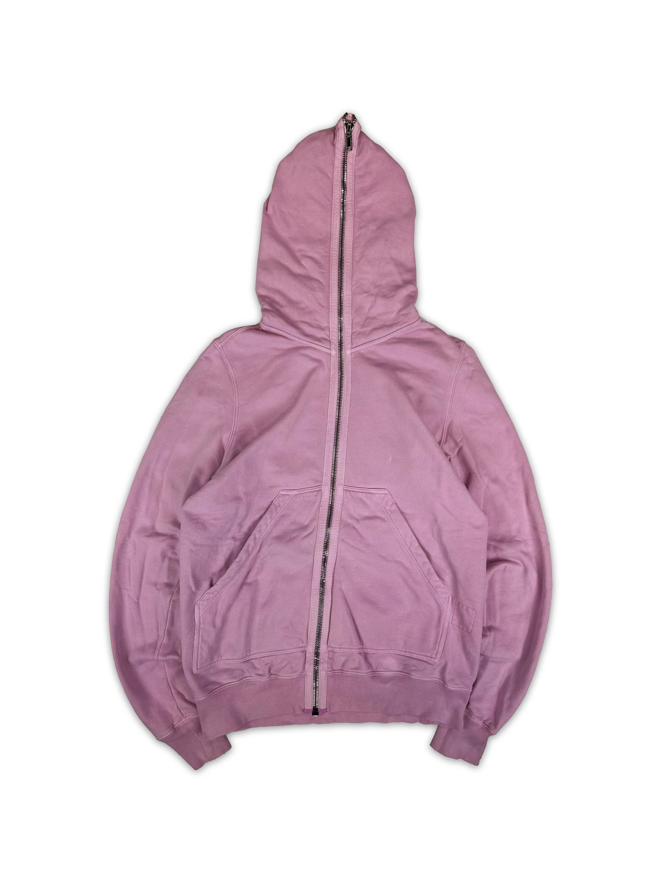 Rick Owens DRKSHDW Pink ‘Gimp’ Full-zip Hoodie