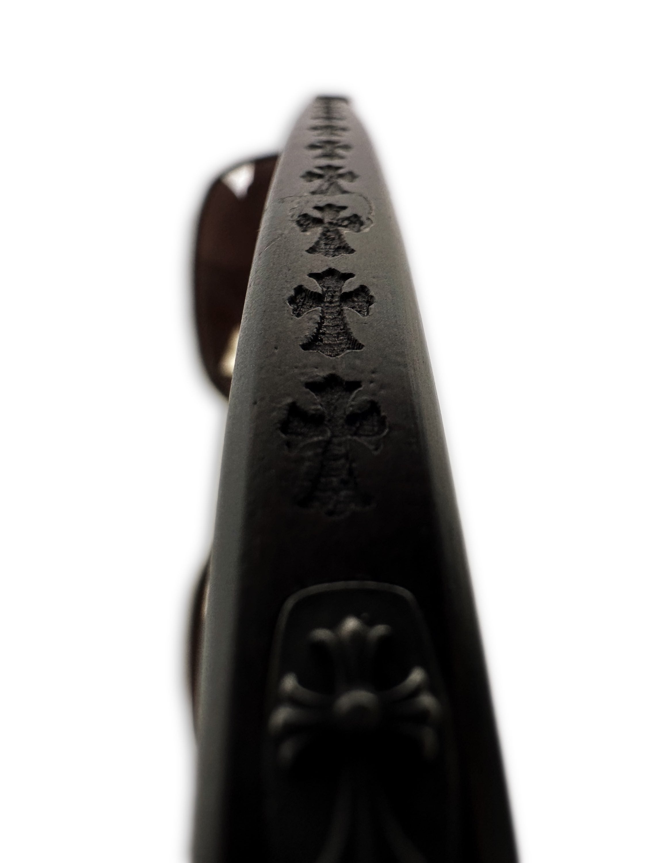 Chrome Hearts ‘Skysaw II’ Brown Tint Ebony Wood Sunglasses