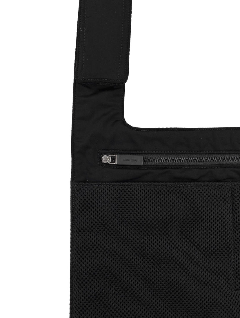 AW1999 Miu Miu Velcro Sling Nylon Crossbody Shoulder Bag