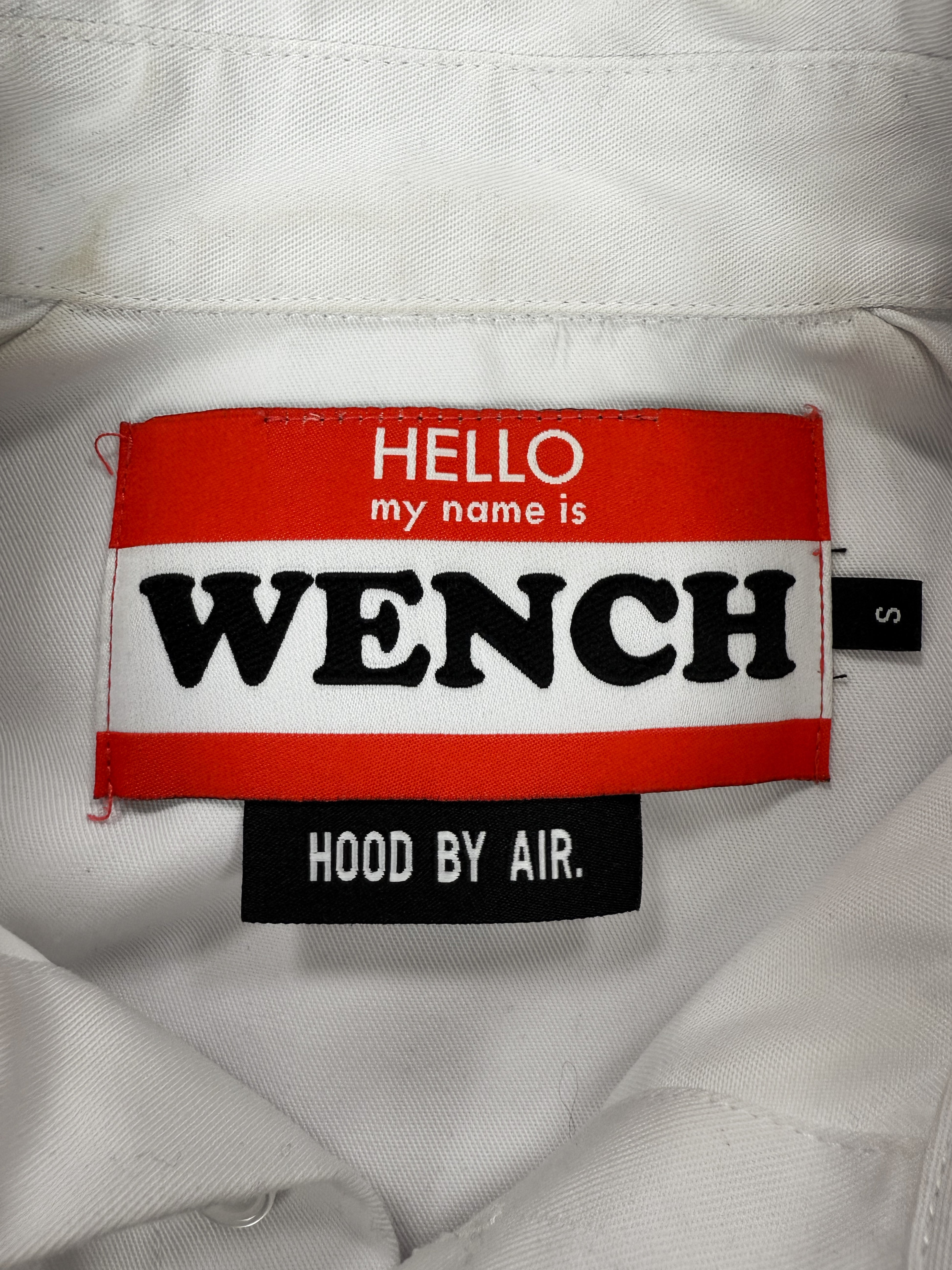 SS17 Hood by Air ‘Never Trust a Church Girl’ Slogan Button Up Shirt