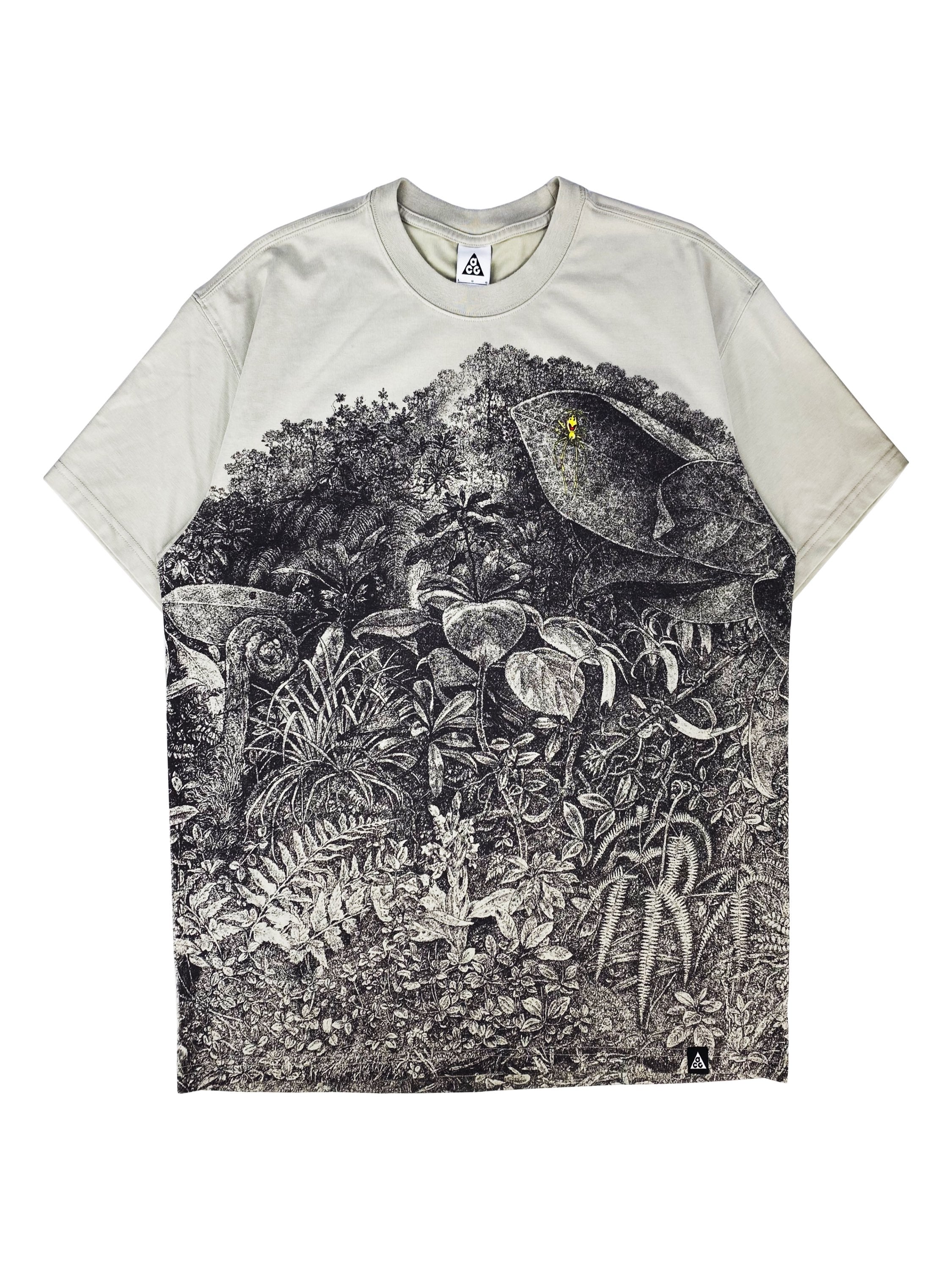 Nike ACG ‘Spider’ Floral Print Split Two Tone T-Shirt