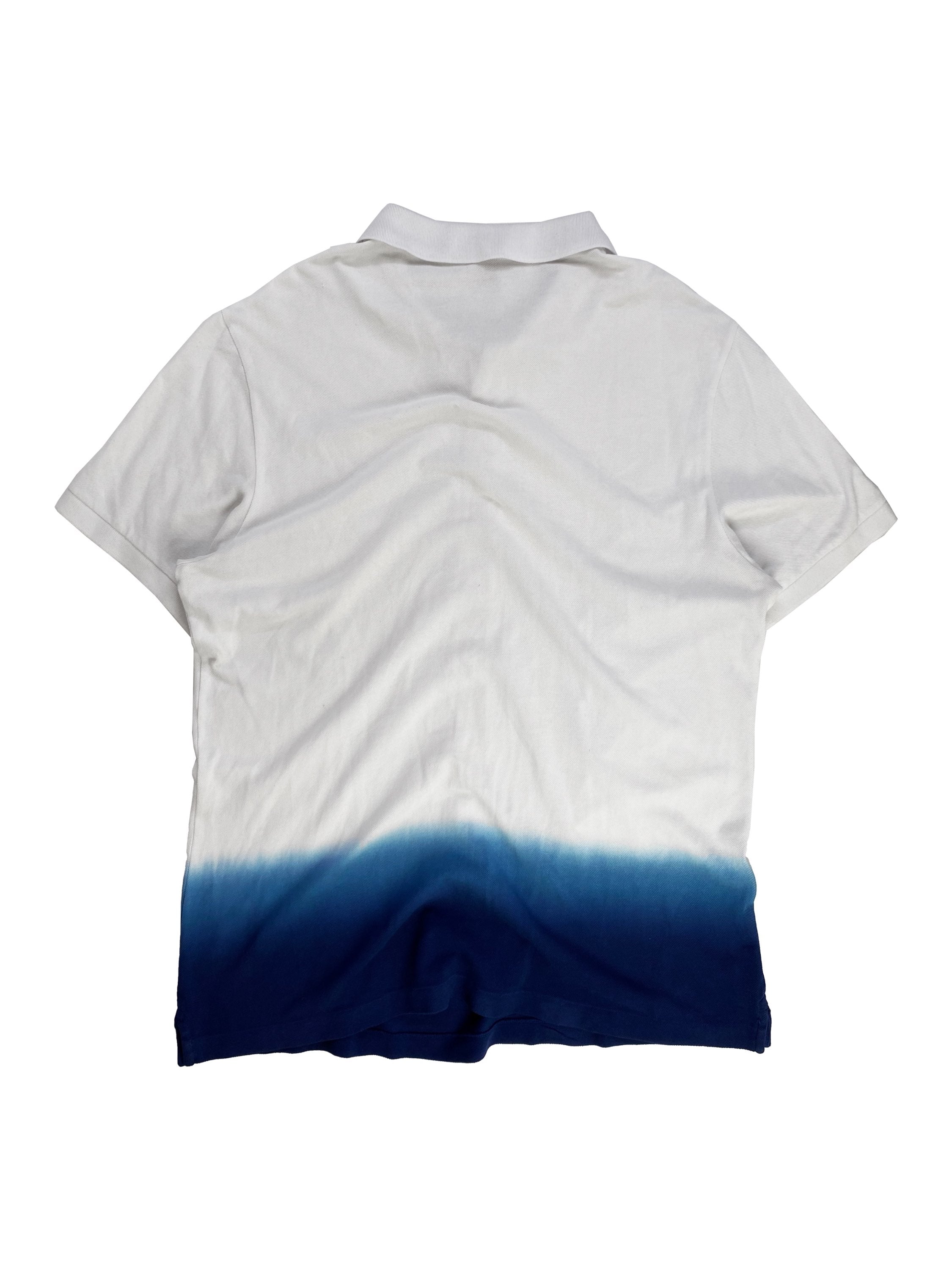 Burberry Dip-Dye Gradient Collared Short-sleeve Polo