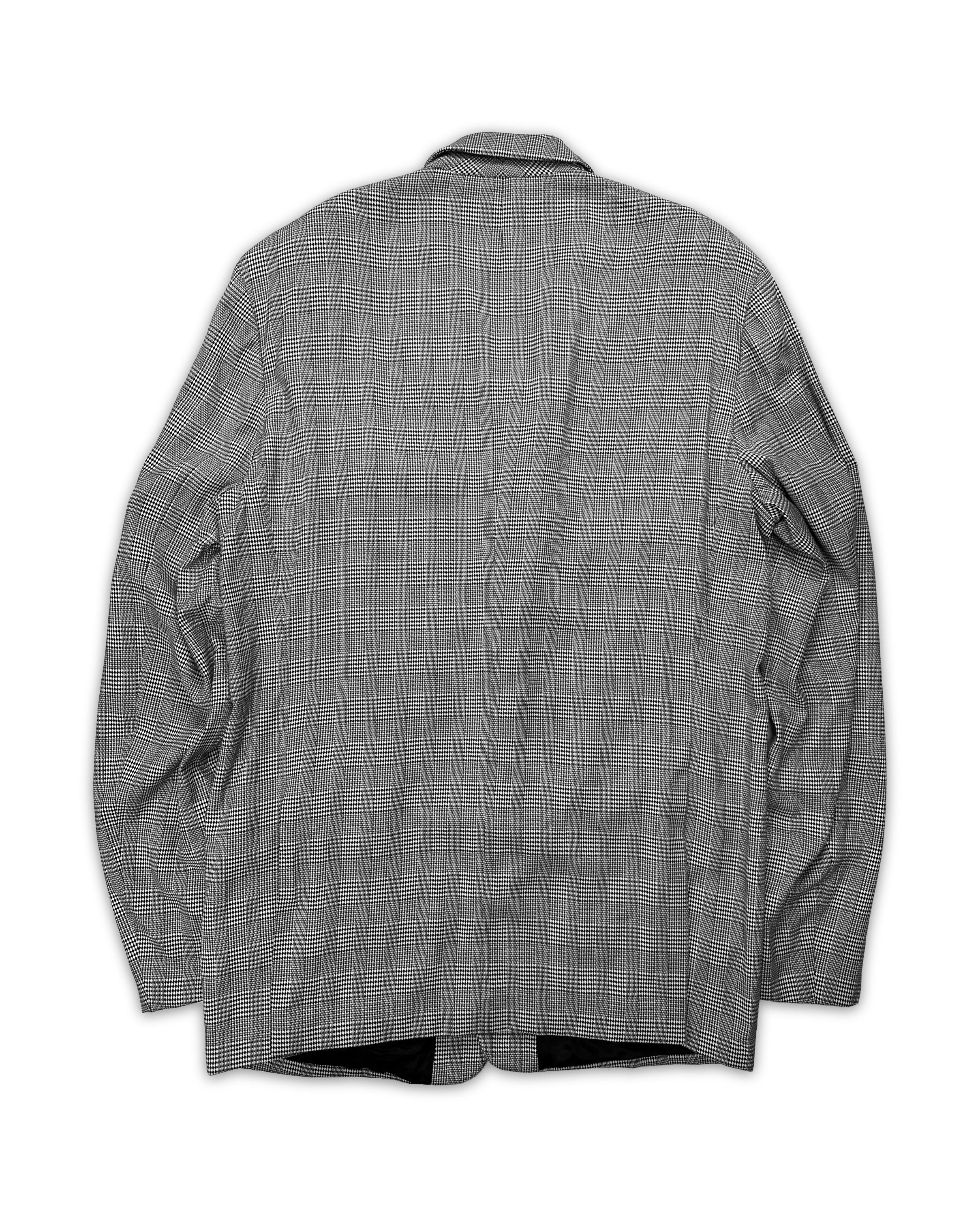 AW19 Vêtements ‘Houndstooth’ Double Breasted Suit Jacket