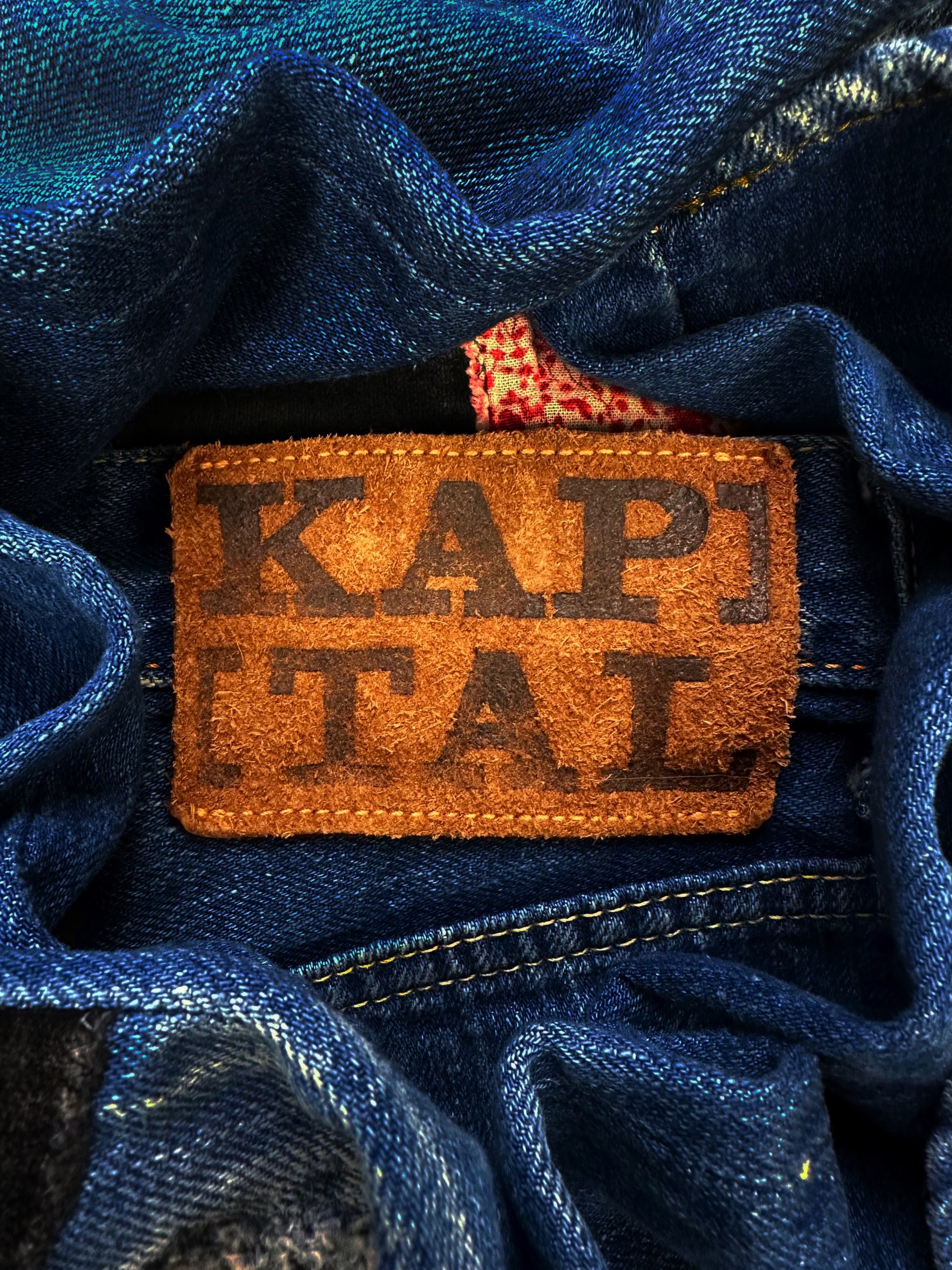 Kapital Kountry ‘Psychedelic’ Oakabilly 14oz Patchwork Flared Denim