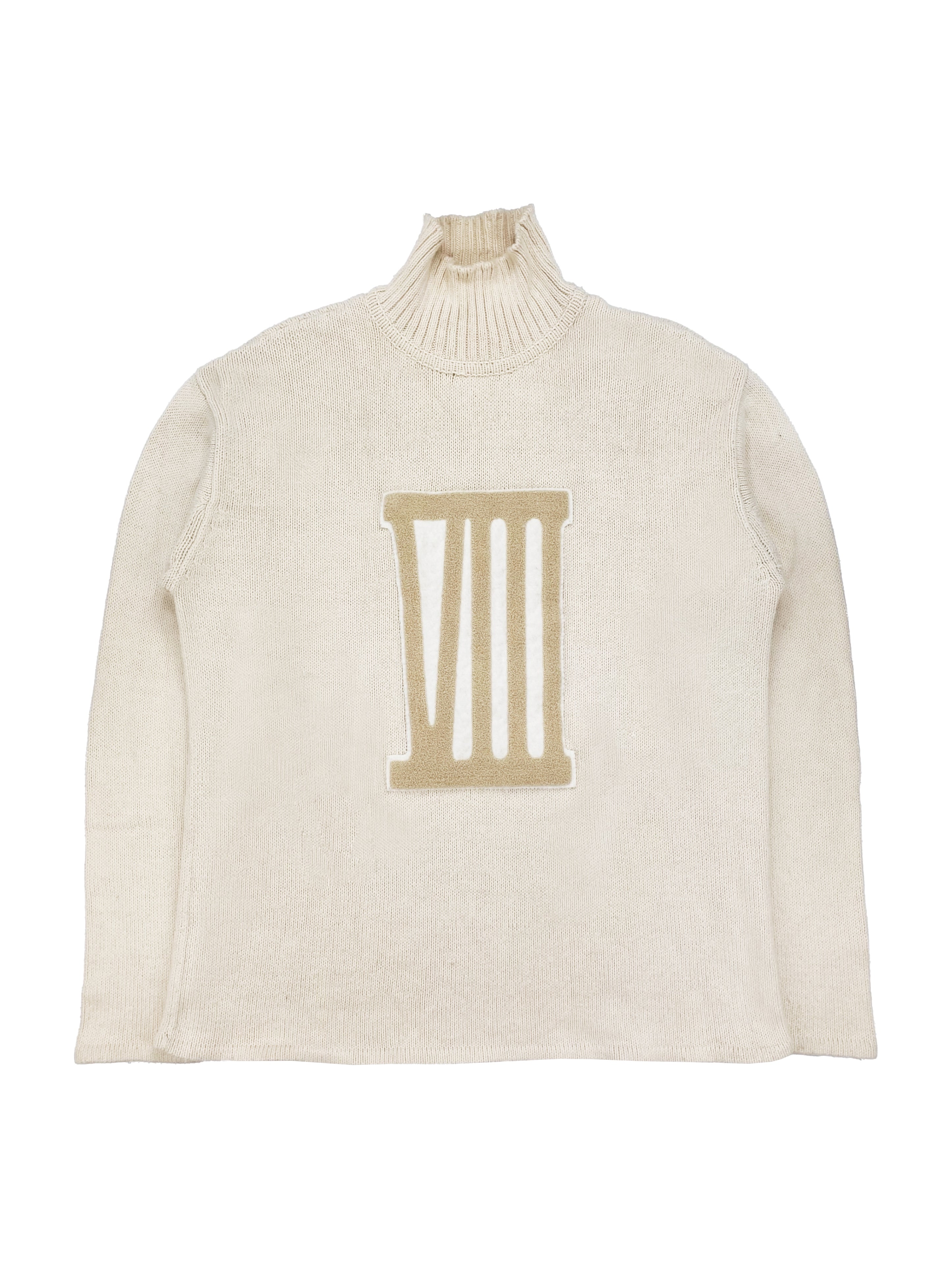 1998 General Research Parasite “VIII” Chenille Patched Turtleneck