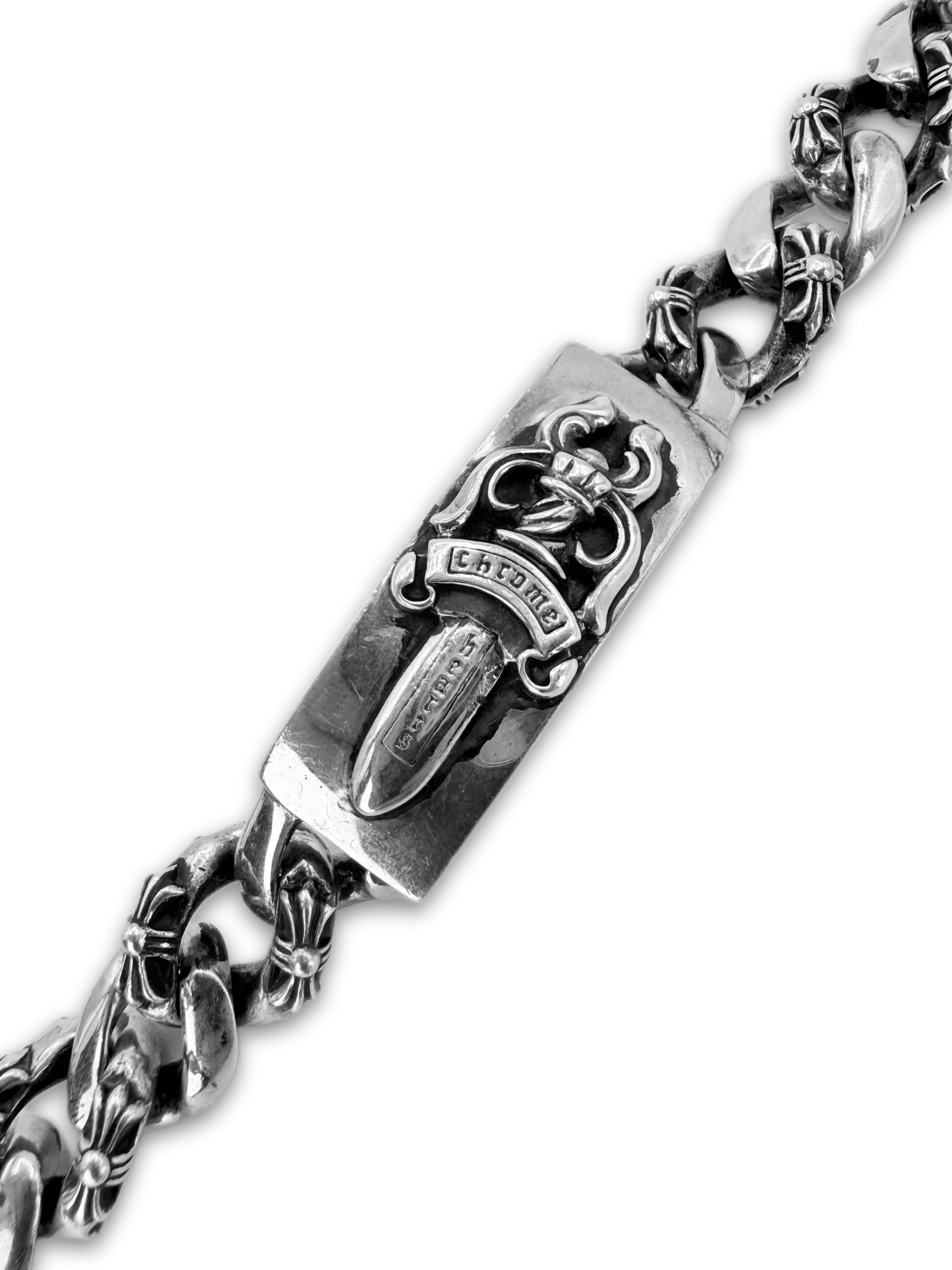 Chrome Hearts Extra Fancy Dagger Lobster Clasp Bracelet
