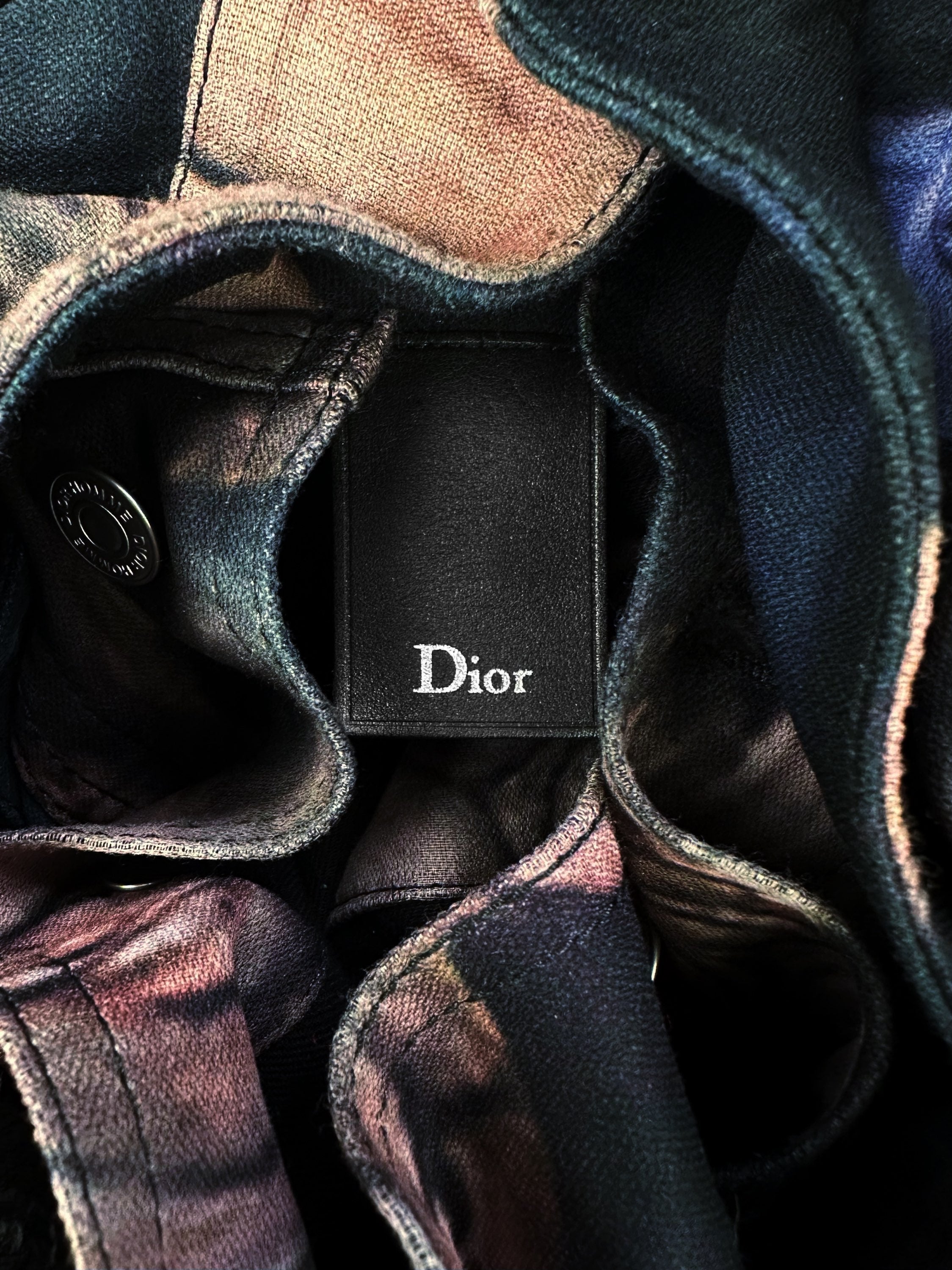 AW17 Dior Homme x Dan Witz ‘Moshpit’ Denim Trucker Jacket