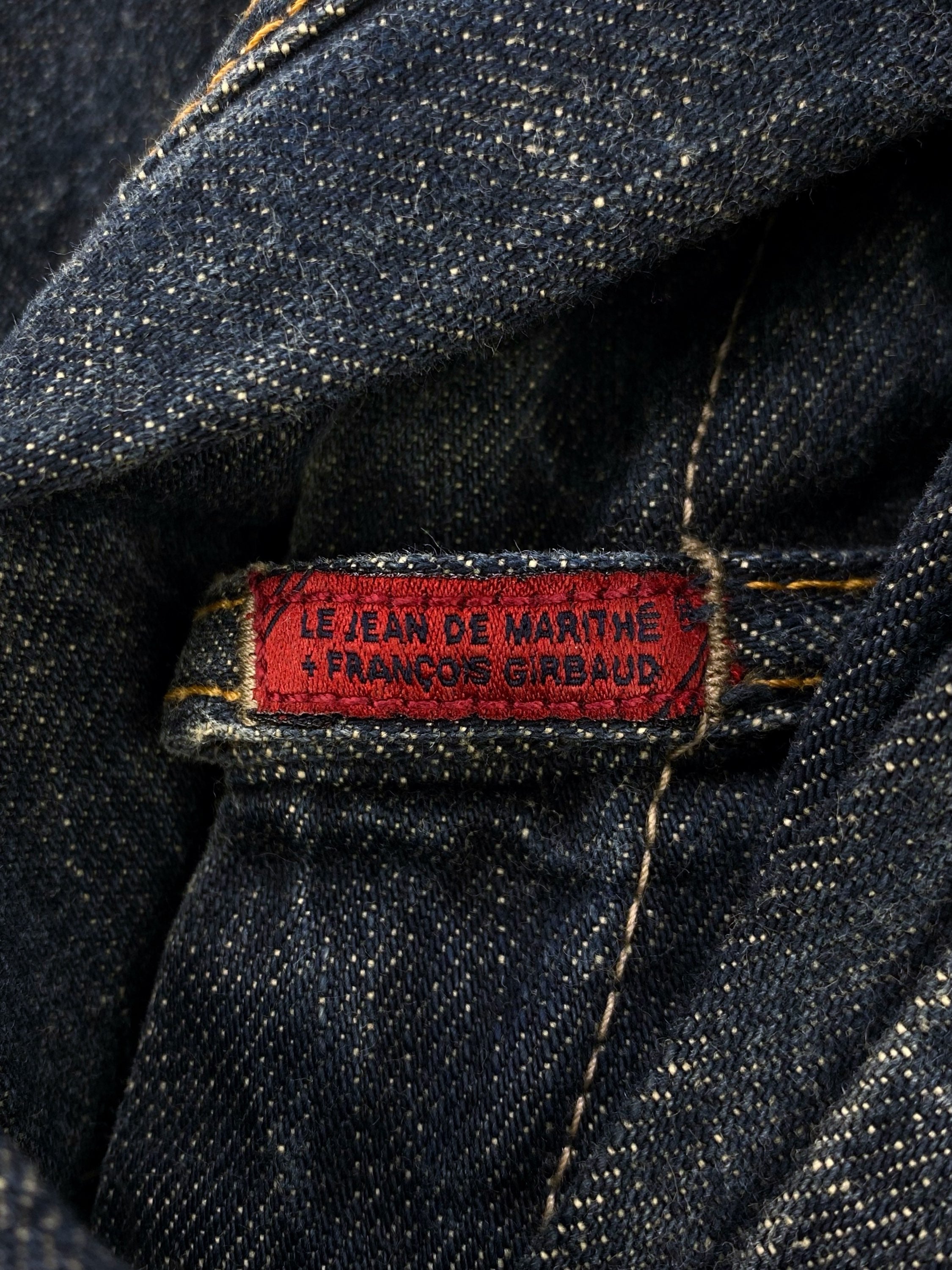 Marithe Francois Girbaud Heavy Weight Reinforced Dark Wash Denim