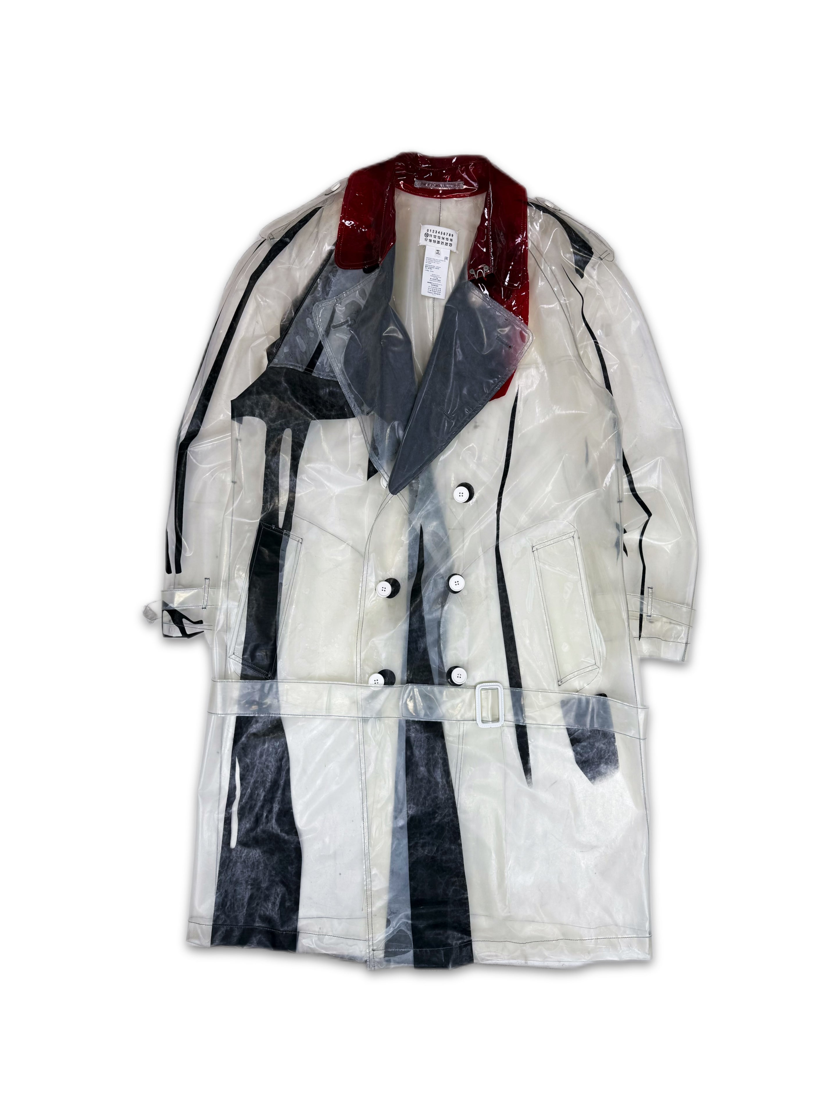 AW18 Maison Margiela ‘PVC’ Transparent Trench Coat