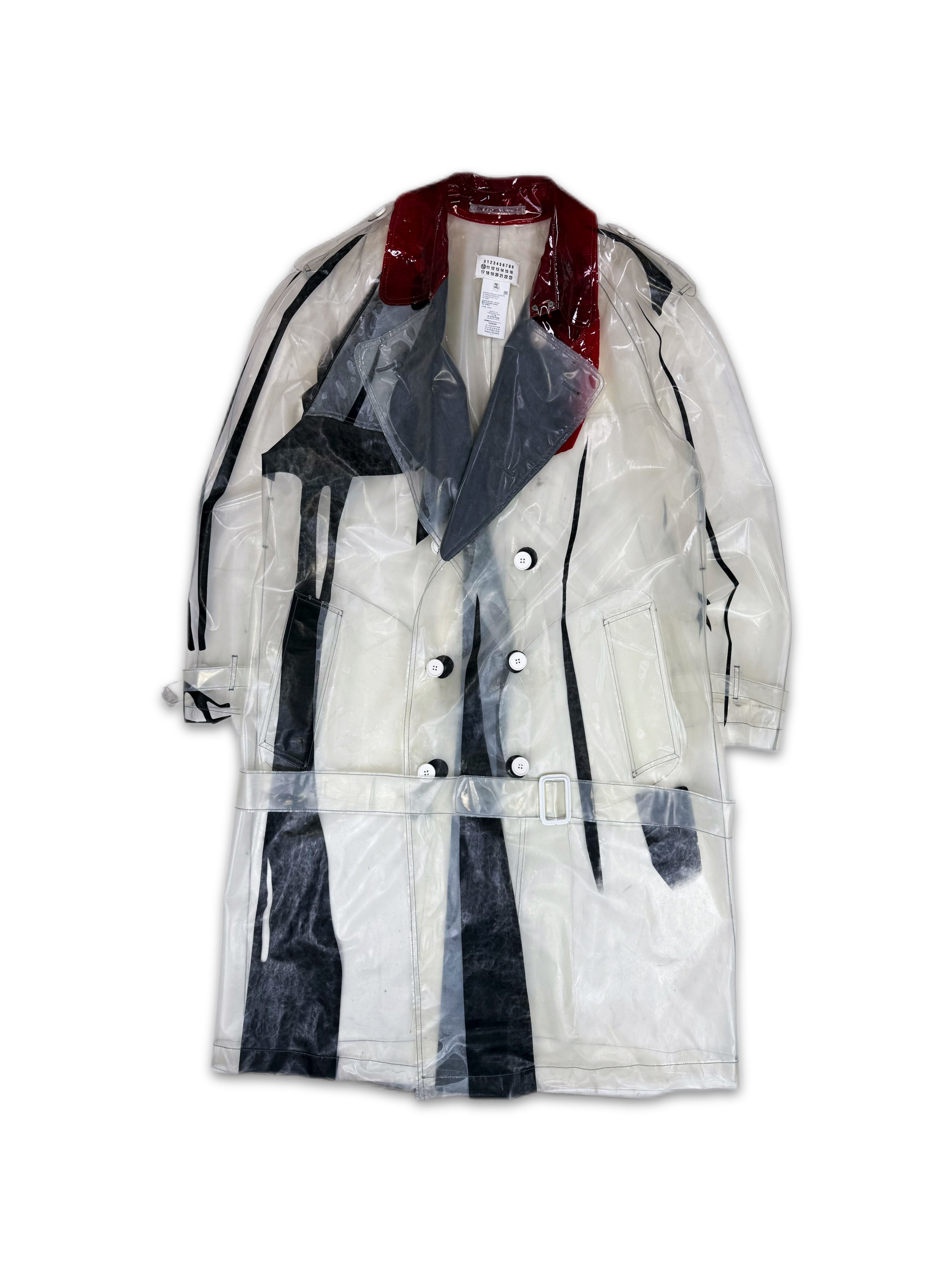 AW18 Maison Margiela ‘PVC’ Transparent Trench Coat