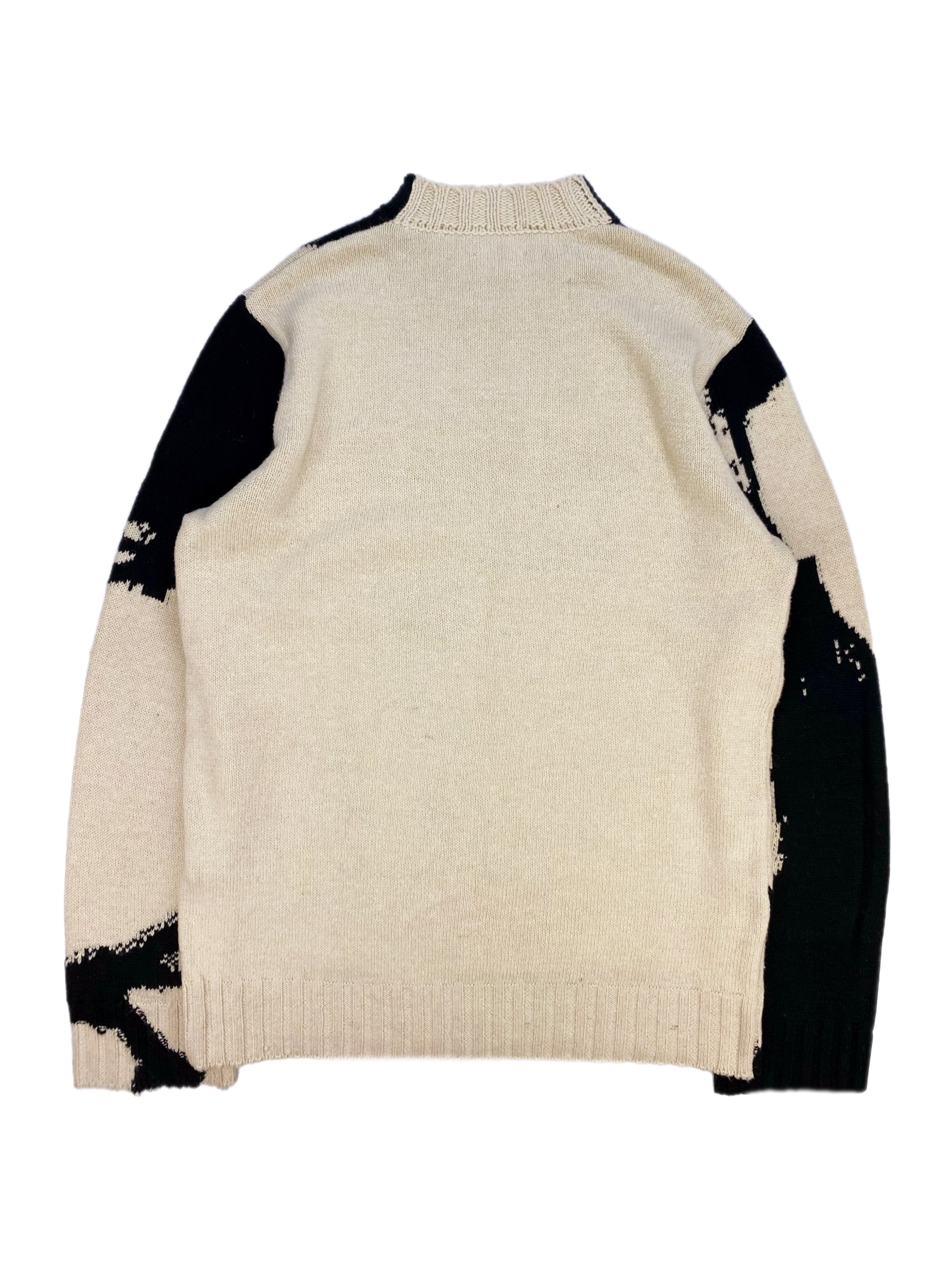 Raf Simons CK205W39NYC x Andy Warhol ‘Stephen Sprouse’ Knit Sweater