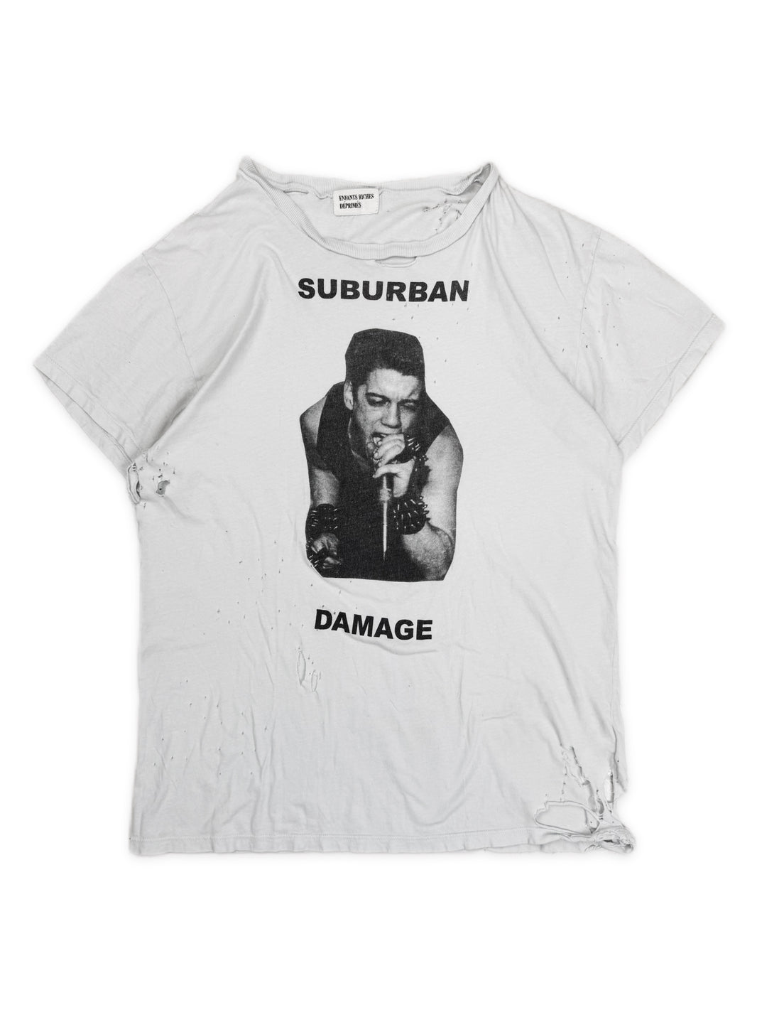 AW16 Enfants Riches Deprimes ‘Suburban Damage’ Distressed T-Shirt