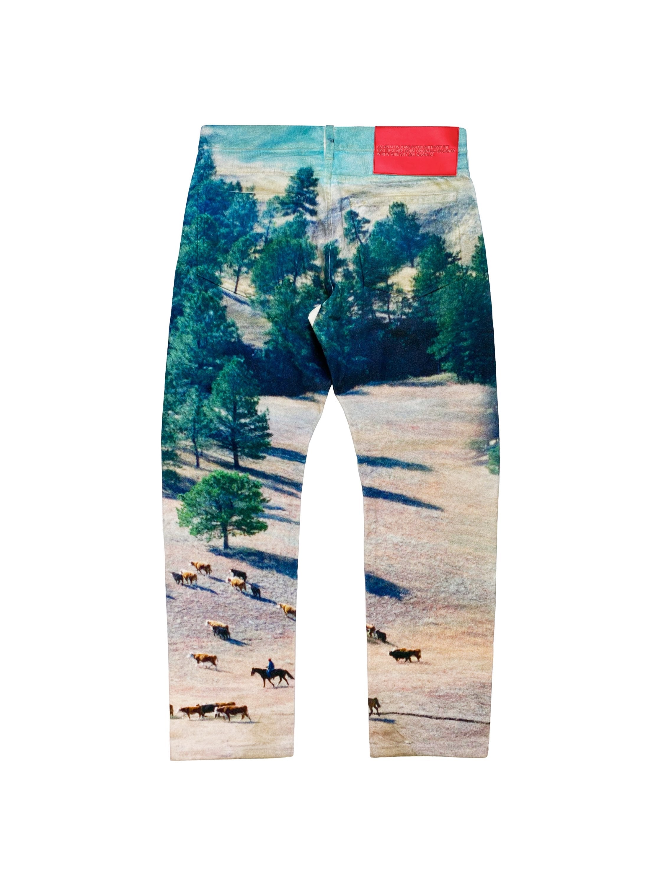 Calvin Klein 205W39NYC by Raf Simons Landscape Western Denim