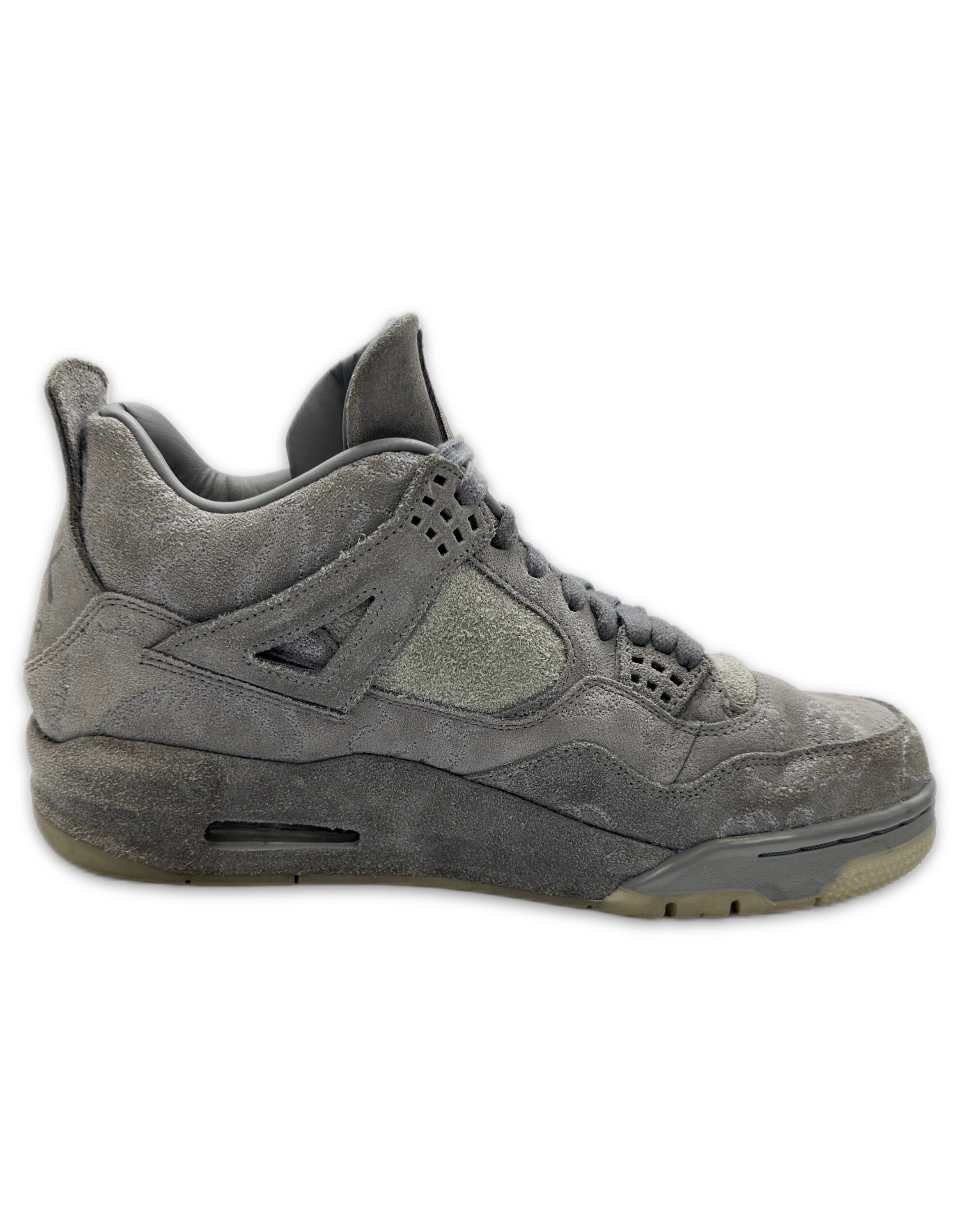 2017 KAWS x Air Jordan 4 Retro ‘Cool Grey’ Suede Sneakers