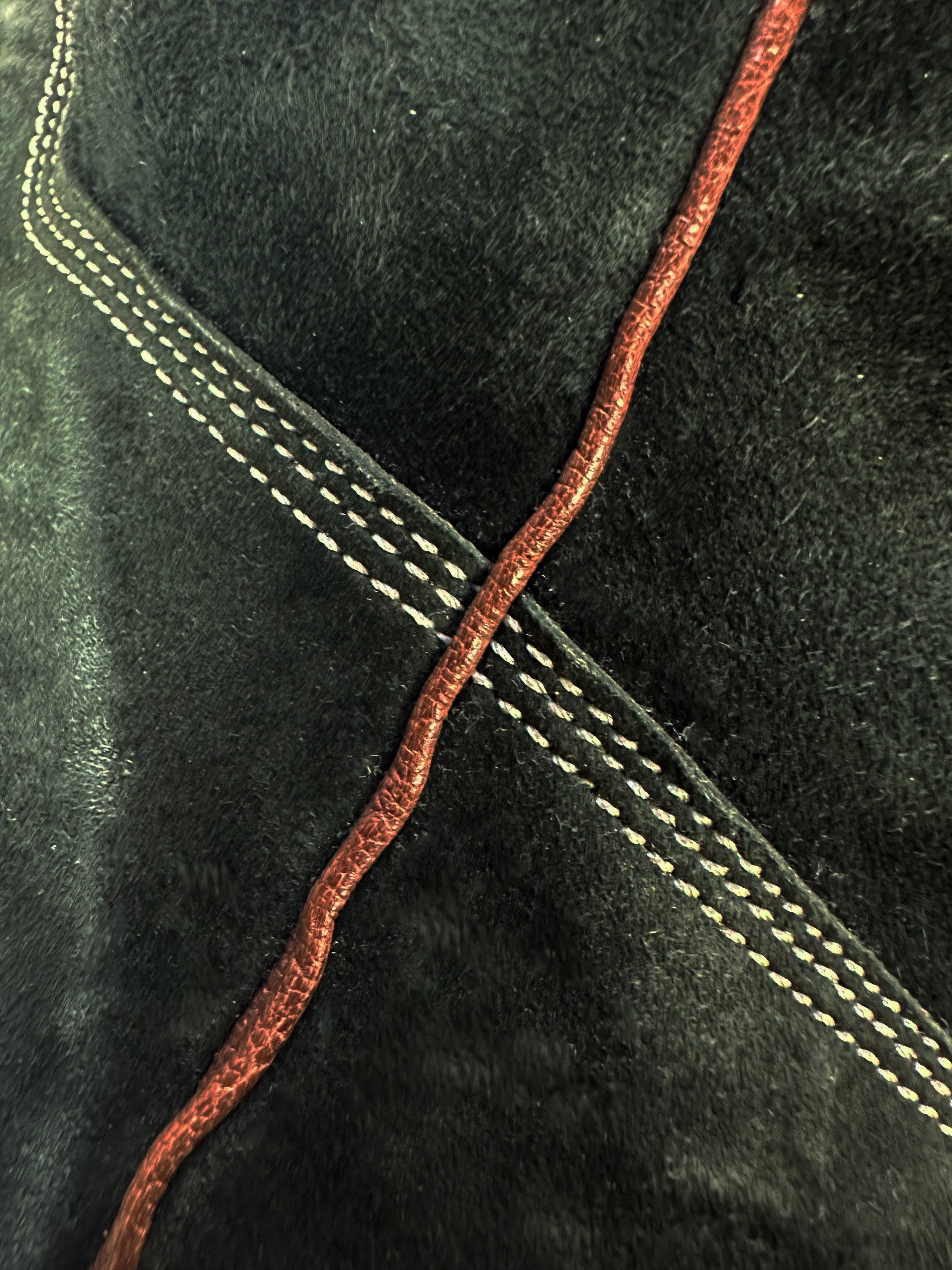 Mihara Yasuhiro Forest Green Fleur Cut Suede Boots