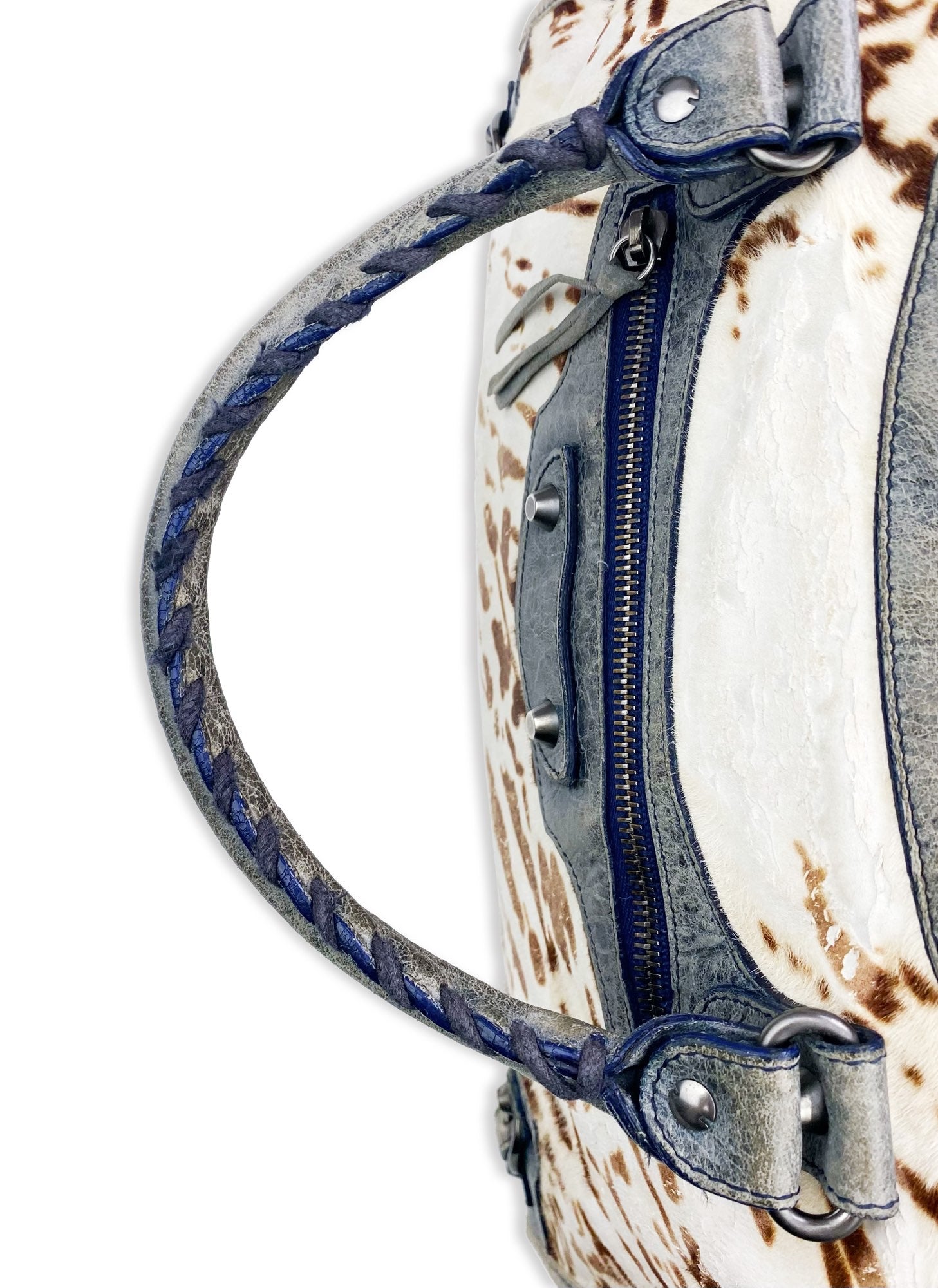 Balenciaga 10th Anniverary Cow Hide Full Size City Bag
