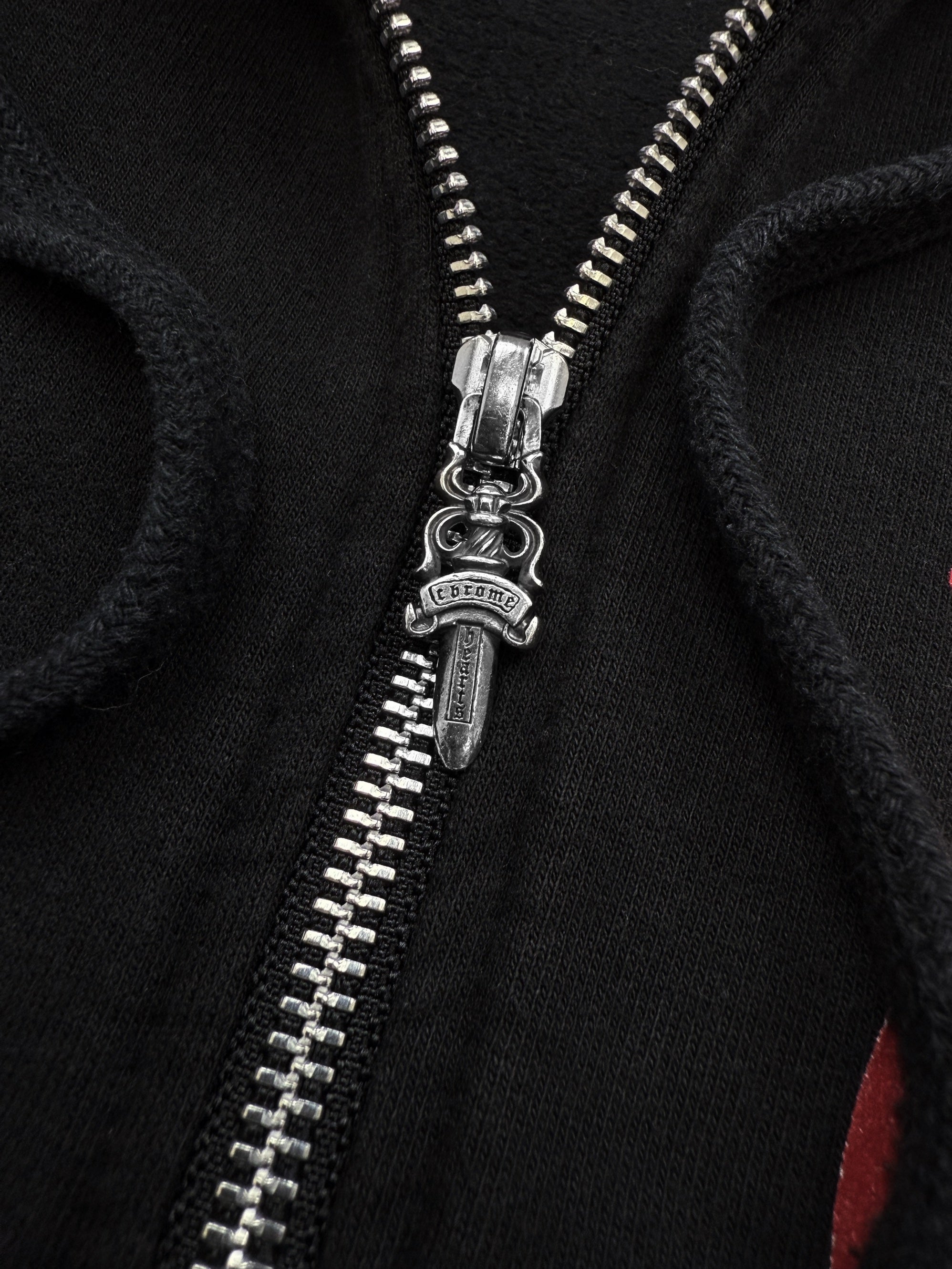 Chrome Hearts x Rolling Stones Fleur Sleeve Zip-up Hoodie