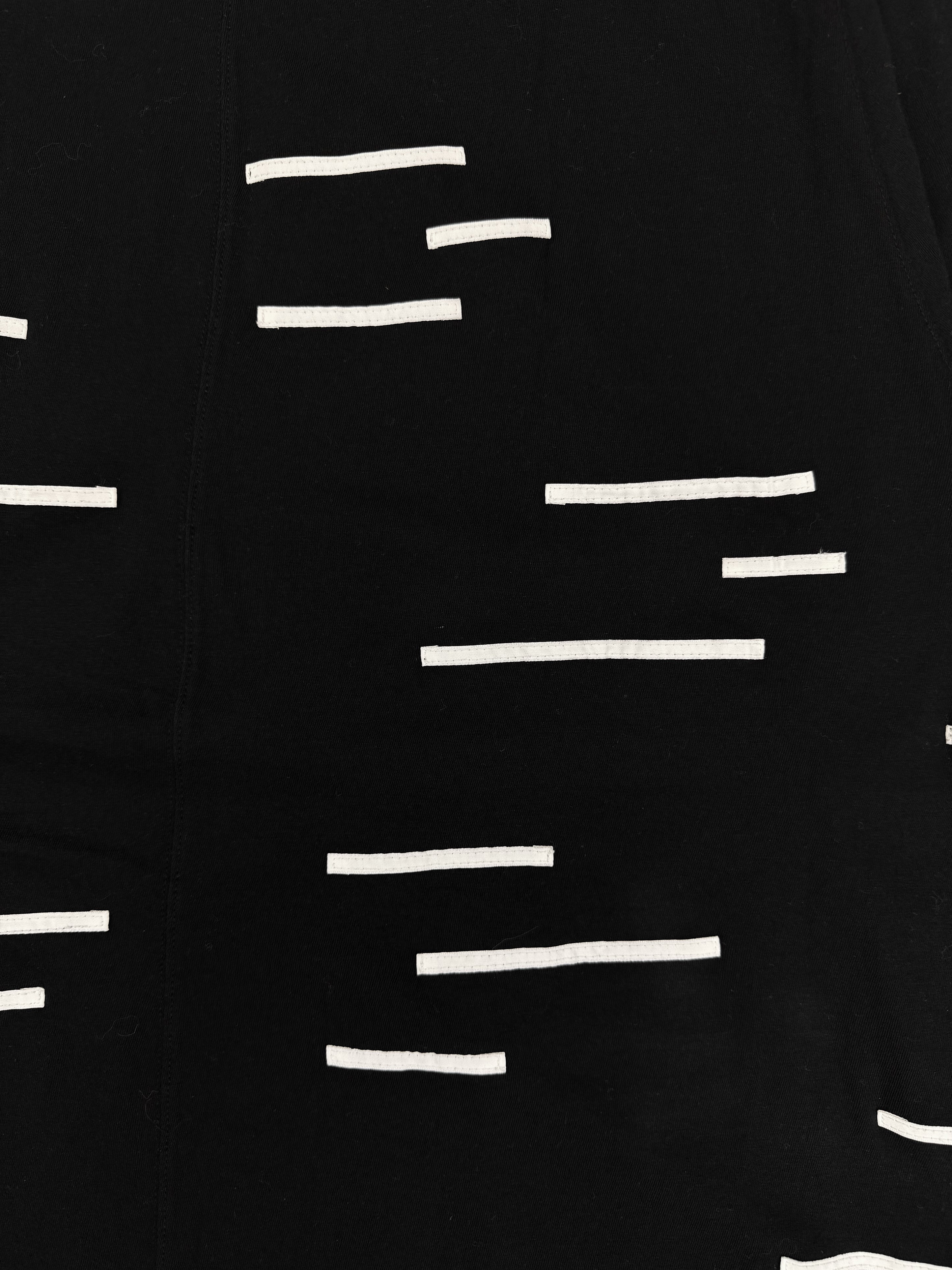 2013 Rick Owens DRKSHDW Embroidered Line T-Shirt
