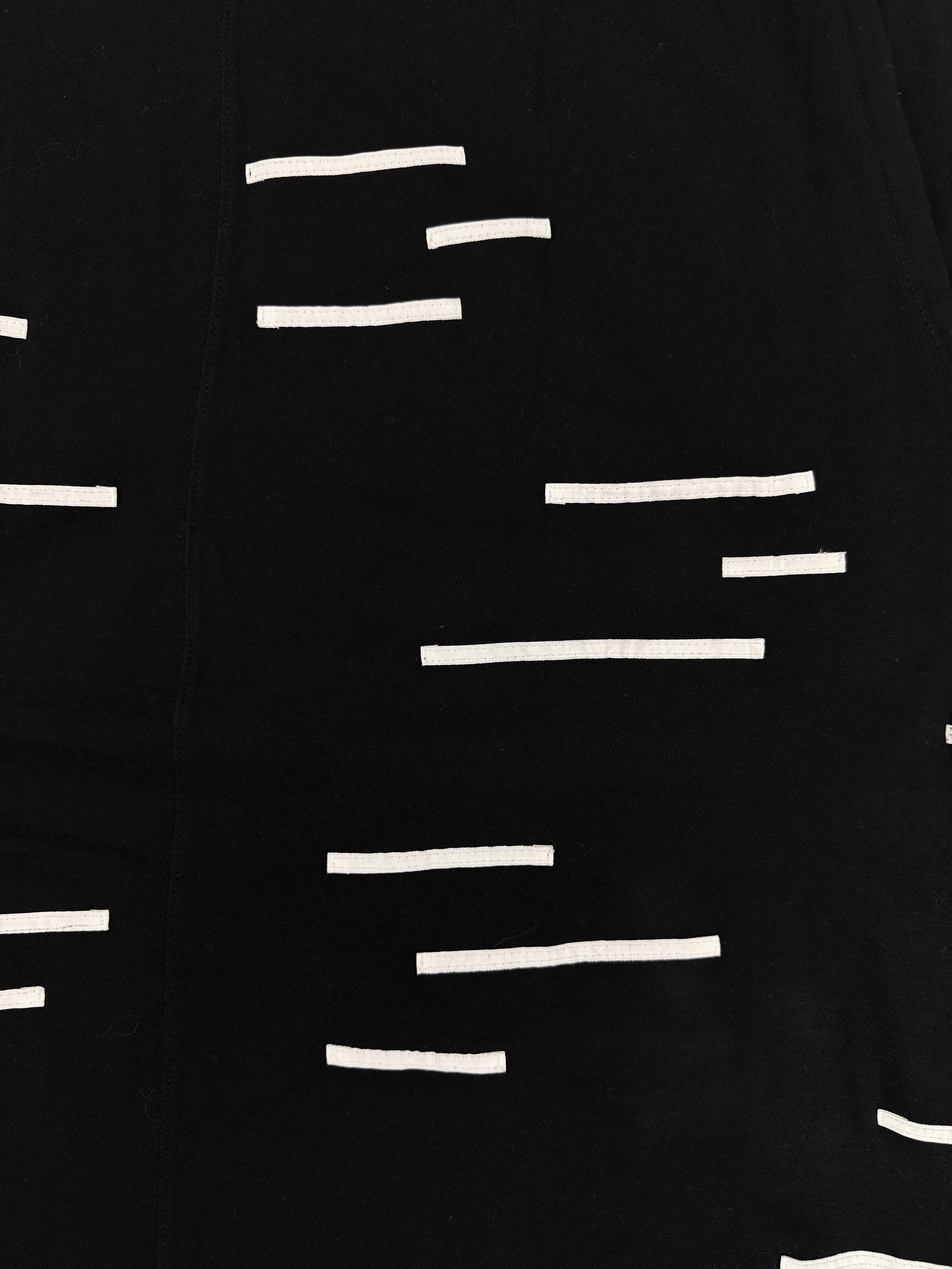 2013 Rick Owens DRKSHDW Embroidered Line T-Shirt
