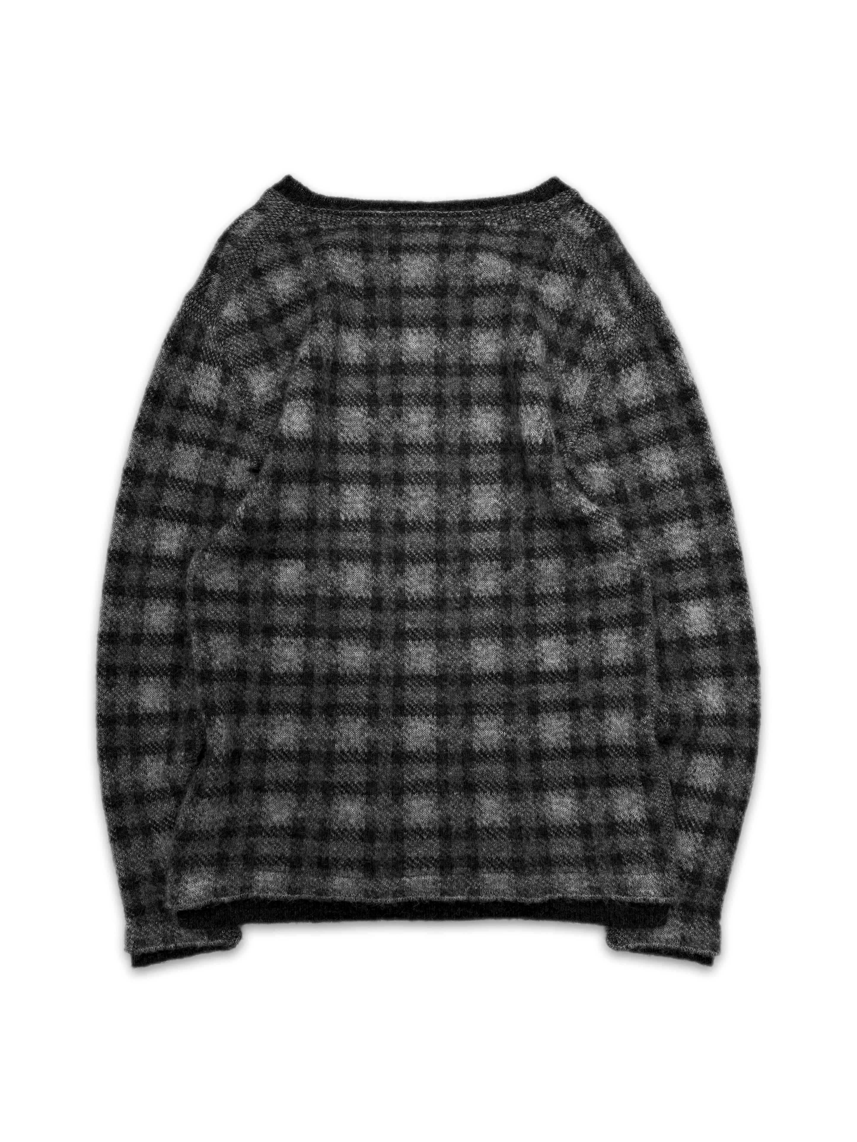 Yohji Yamamoto Pour Homme Checkered Knit Sweater