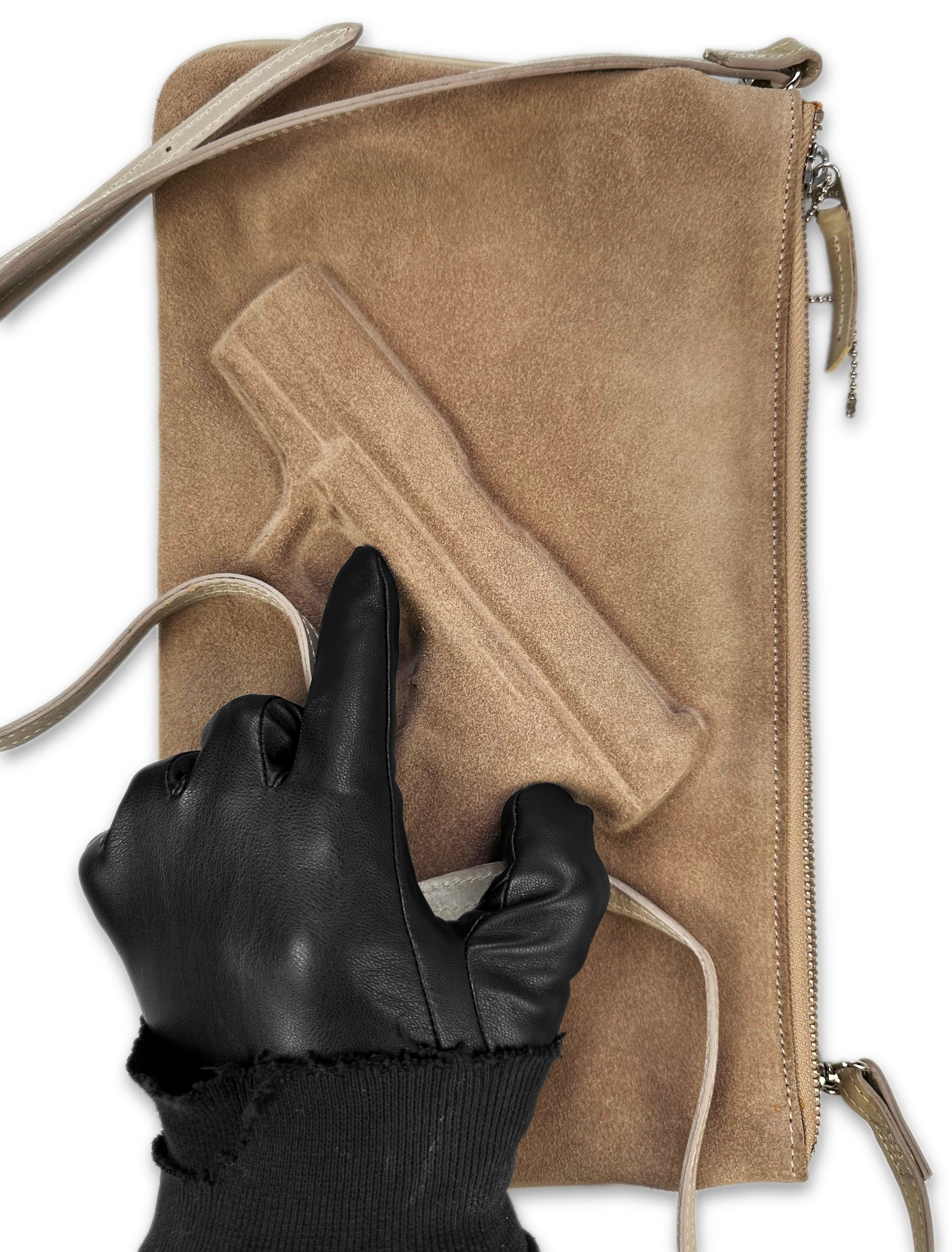 2005 Vlieger & Vandam ‘Guardian Angel’ 3D Suede Gun Bag