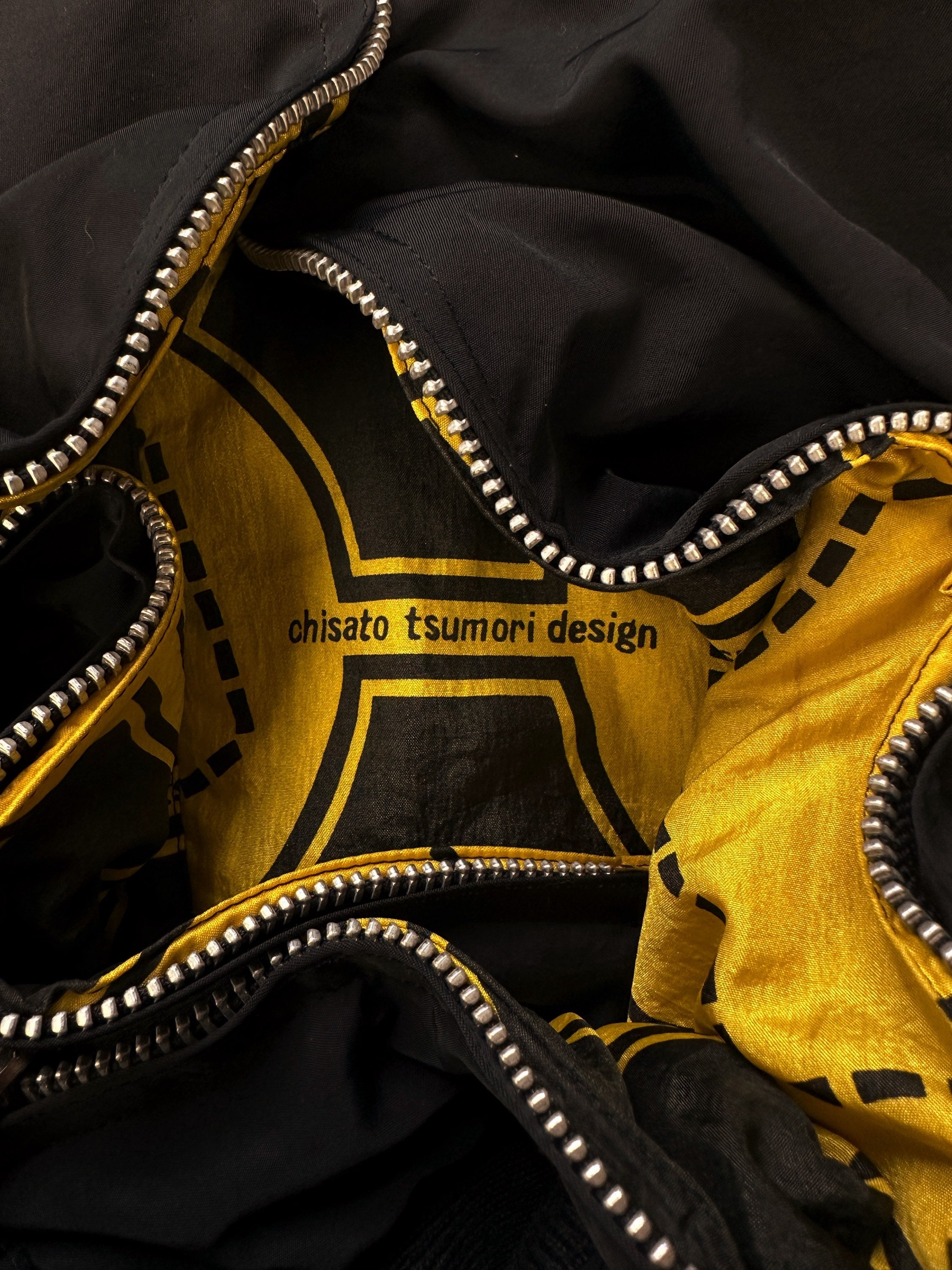 00s Issey Miyake I.S. Sport ‘Soccer Club’ Spell Out Bomber Jacket
