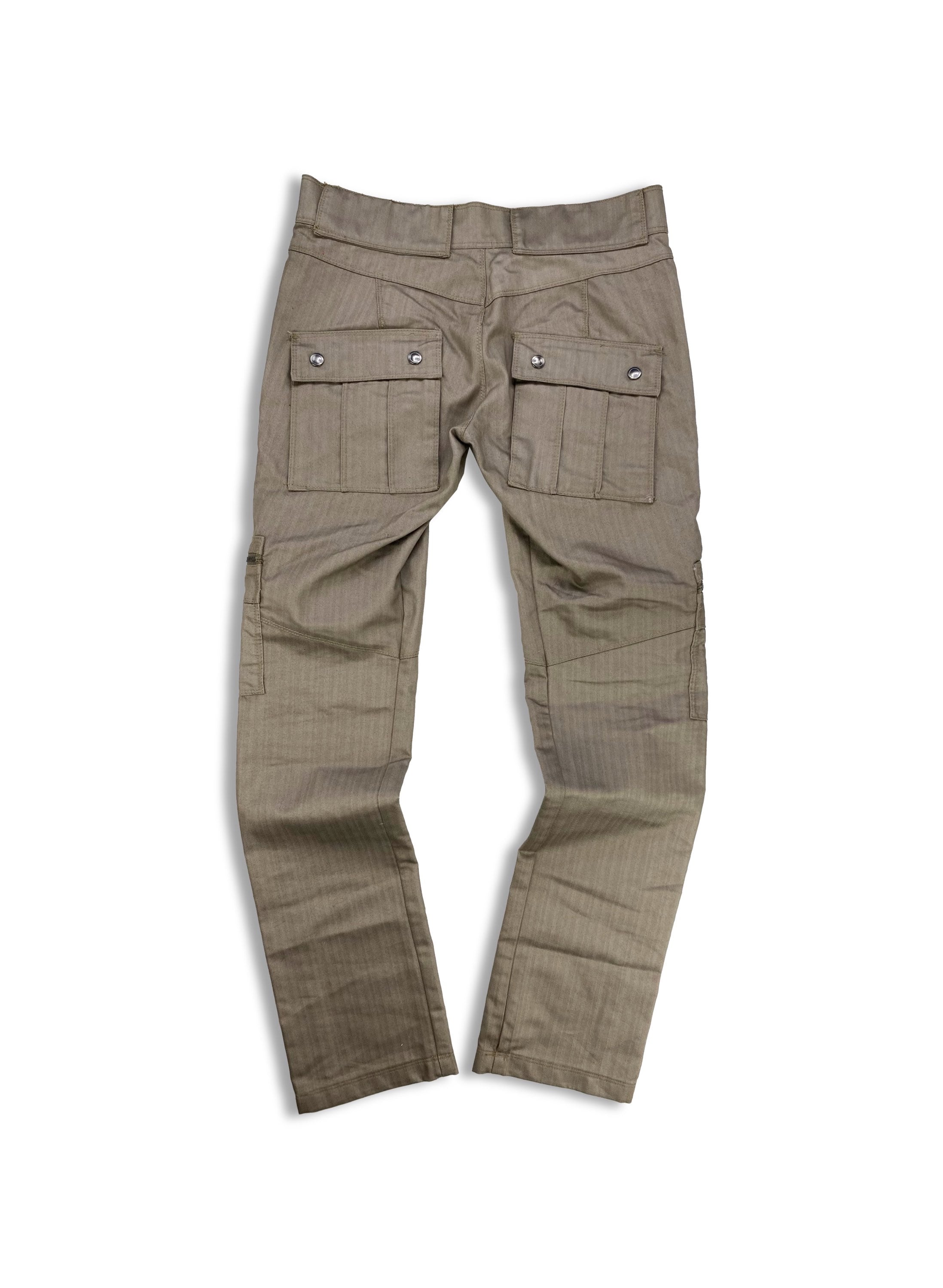00s Semantic Design Multi Zip Pocket Nylon Cargo Pants