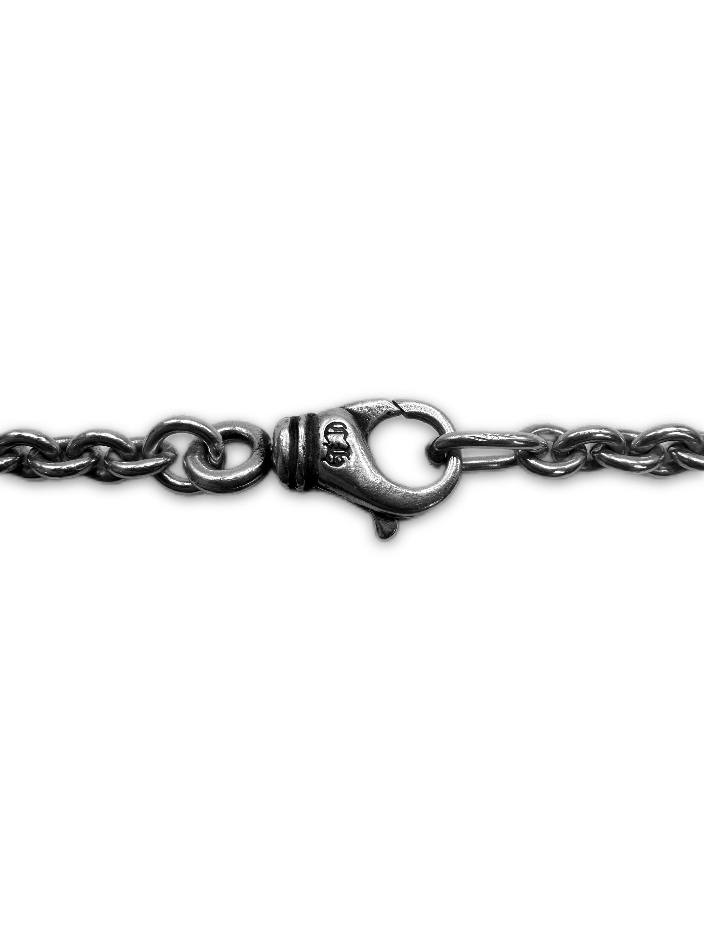Chrome Hearts NE Chain 19 inch .925 Silver Necklace