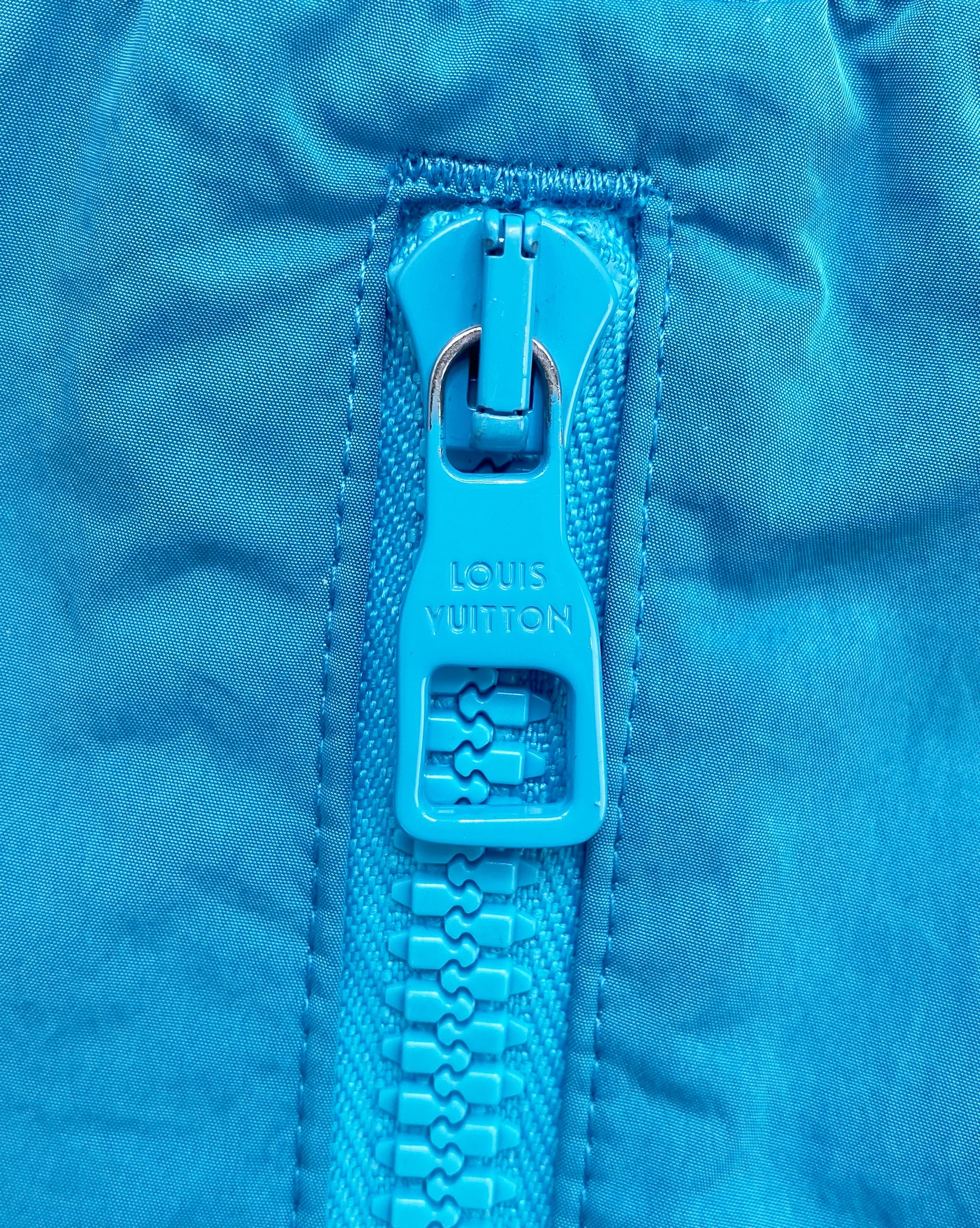 SS19 Louis Vuitton by Virgil Abloh Sky Blue Nylon Cargo Pants