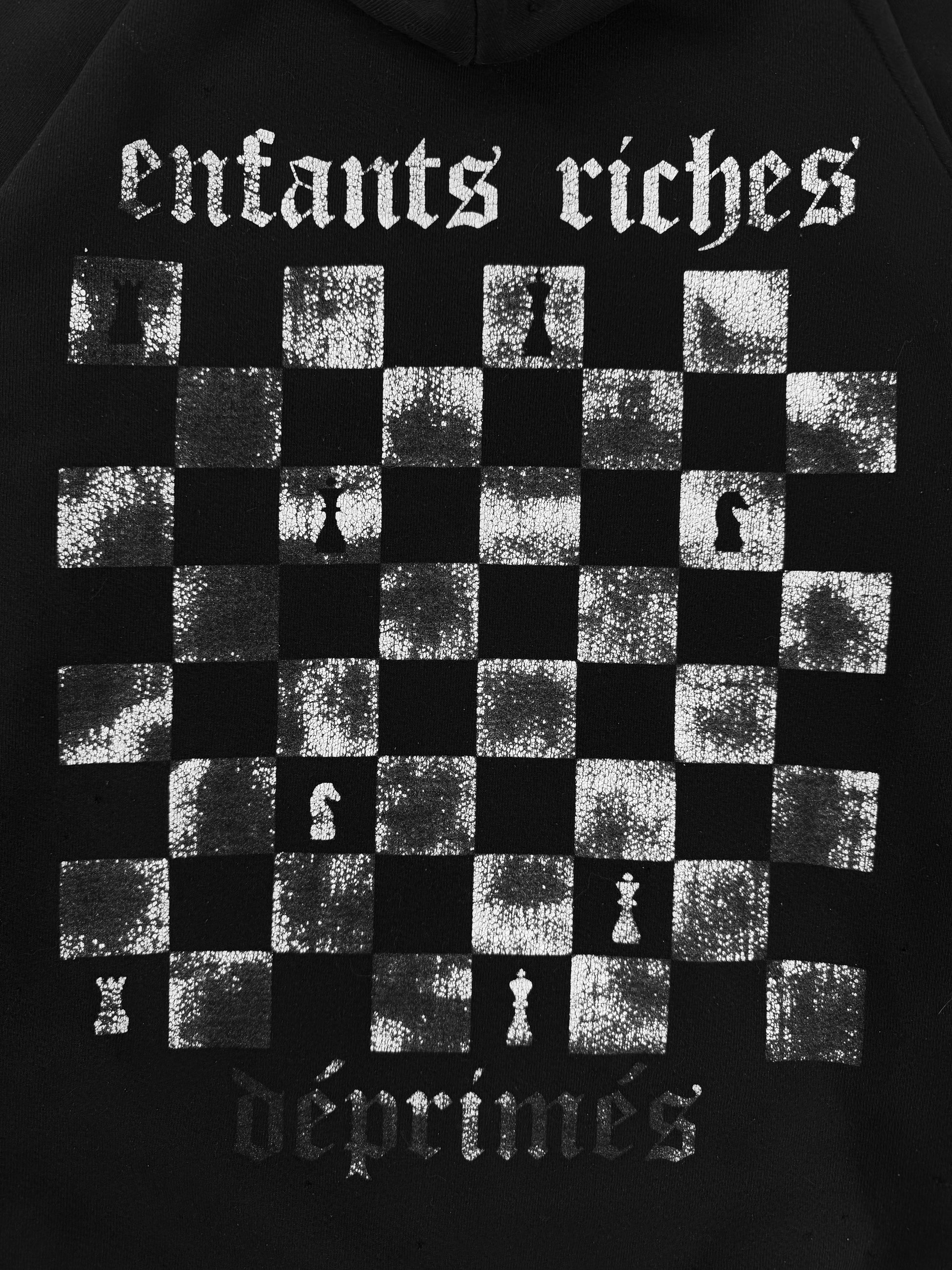 2013 Enfants Riches Deprimes OG Chessboard Black Heavy Weight Hoodie