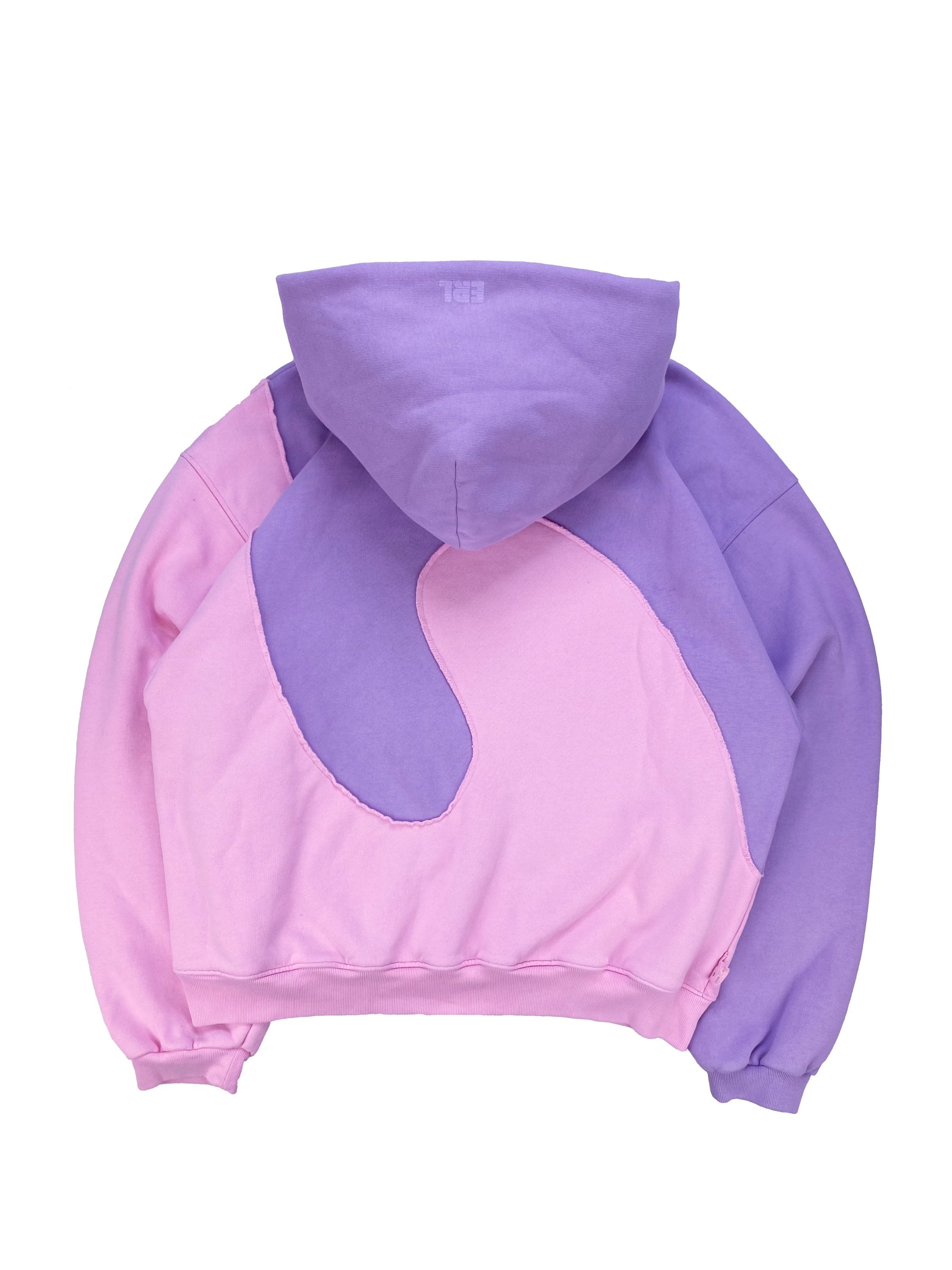 SS21 ERL Two-tone Swirl “Wave” Oversized Heavyweight Hoodie