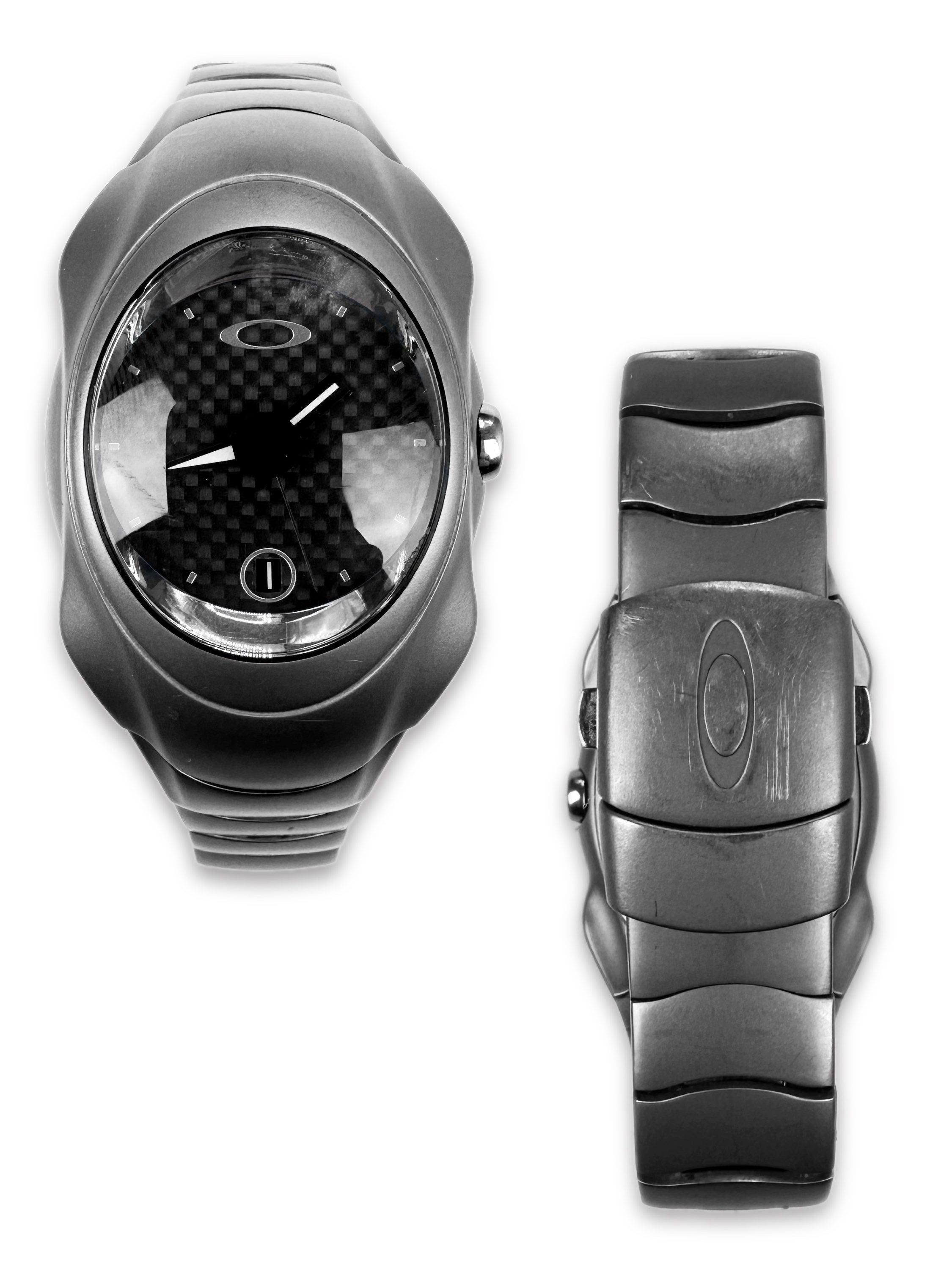 1998 OAKLEY 'TIMEBOMB' TITANIUM CARBON FIBER WRISTWATCH