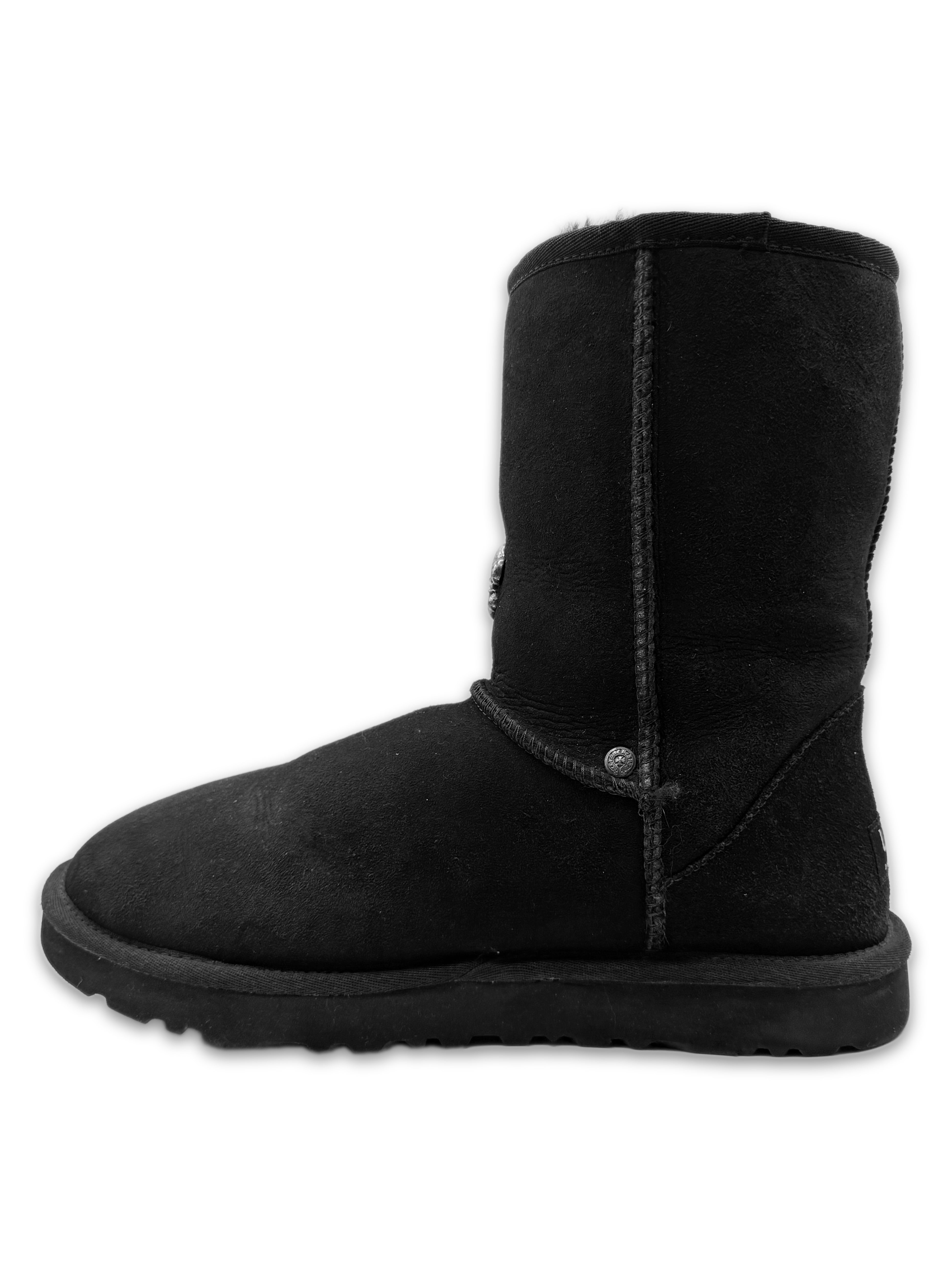 Chrome Hearts x Uggs VVIP Fleur .925 Silver Fur Lined Hi-top Boots