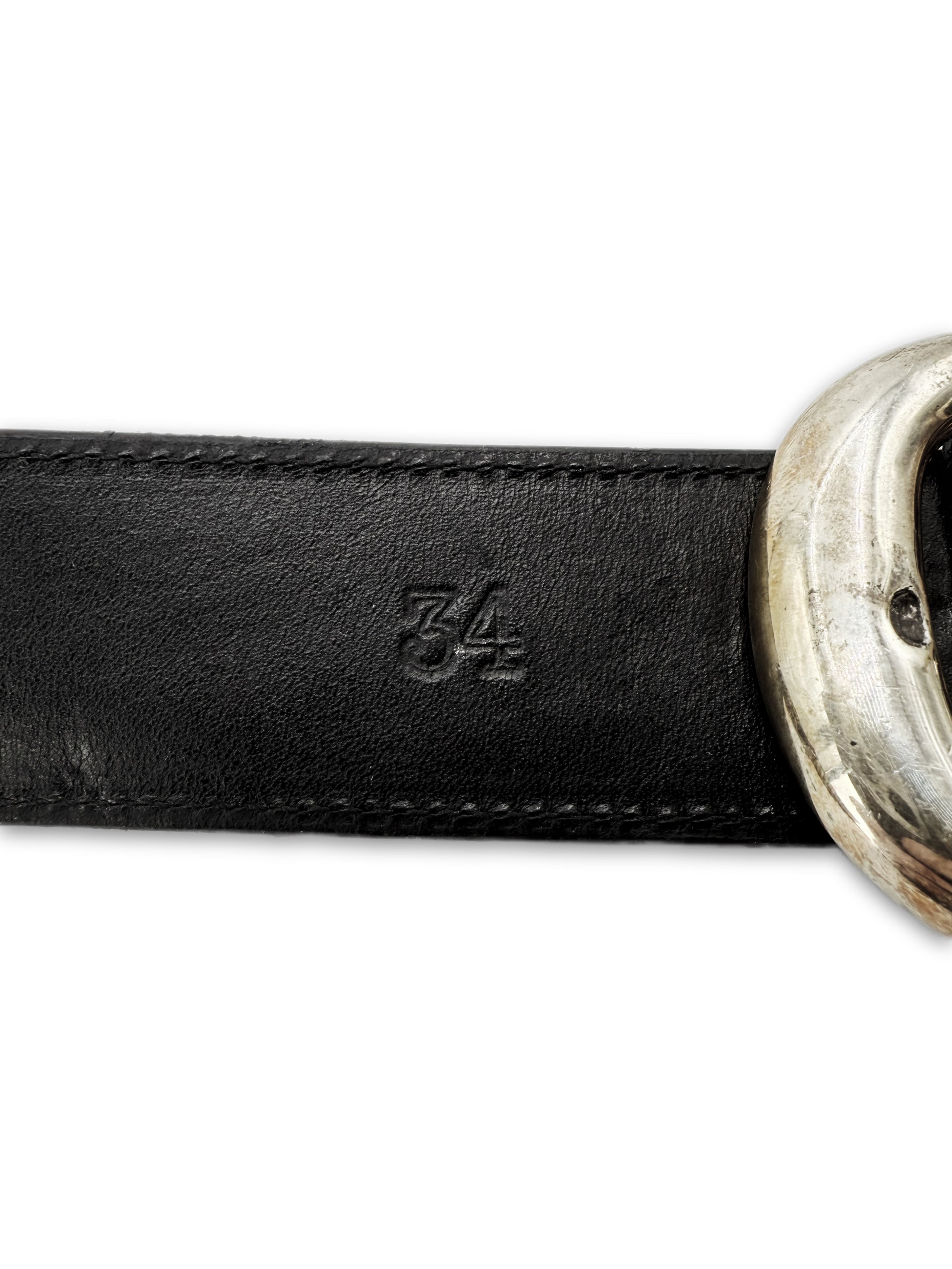 Chrome Hearts Leopard Gunslinger Pony Hair Gunslinger Belt